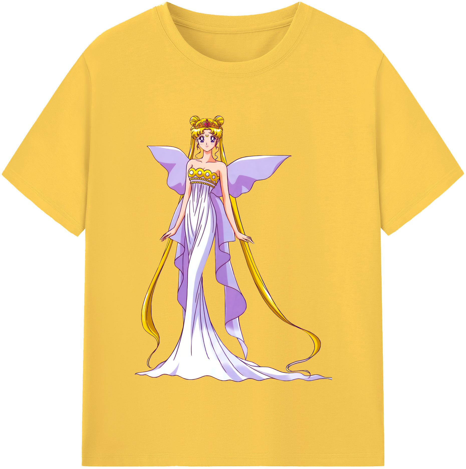 （画像用） 美少女戦士セーラームーン 愛野 美奈子 あいの みなこ Sailor Moon Aino Minako 綿100％半袖Tシャツ（フロントプリント）
