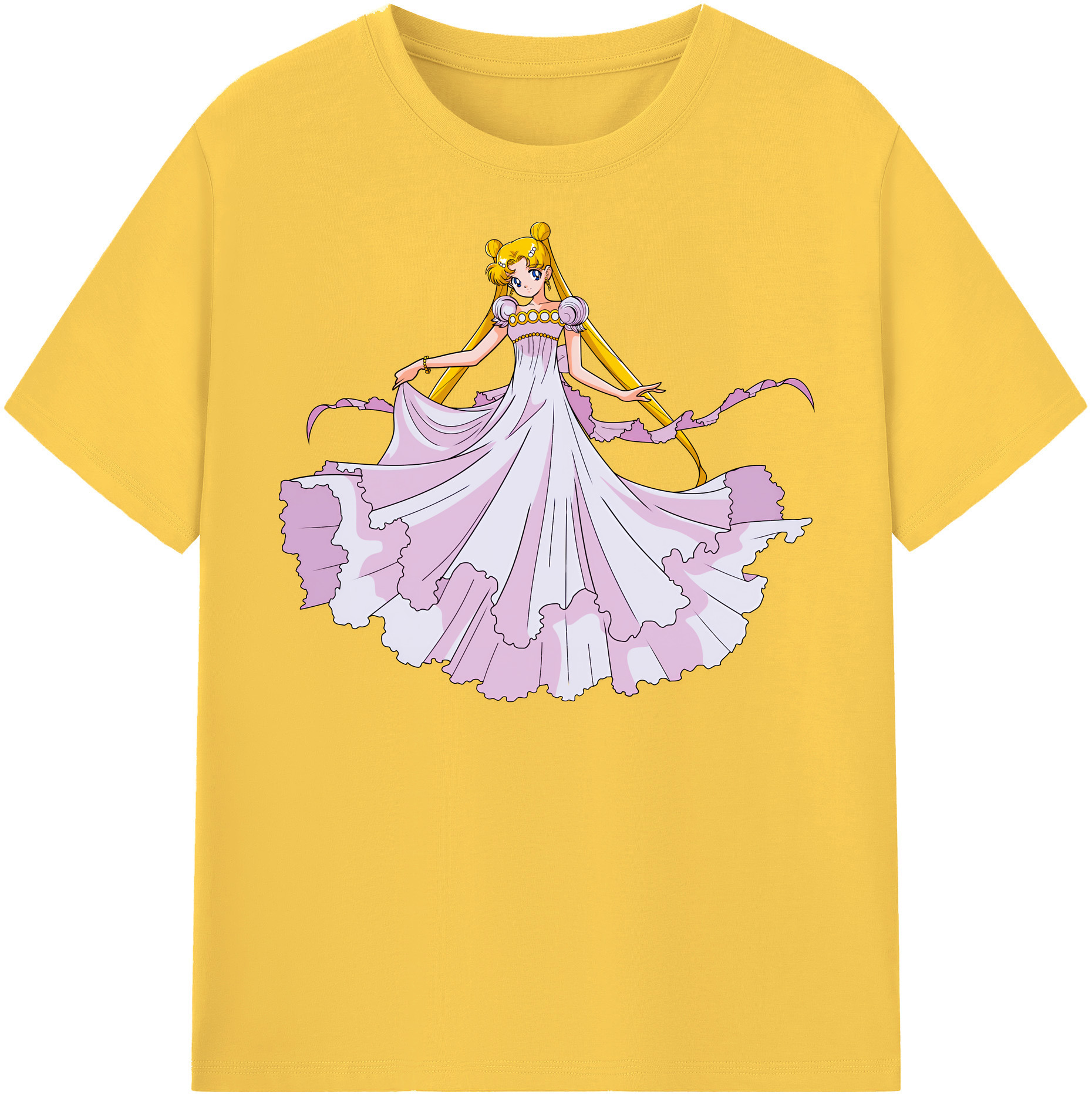 （画像用） 美少女戦士セーラームーン 愛野 美奈子 あいの みなこ Sailor Moon Aino Minako 綿100％半袖Tシャツ（フロントプリント）