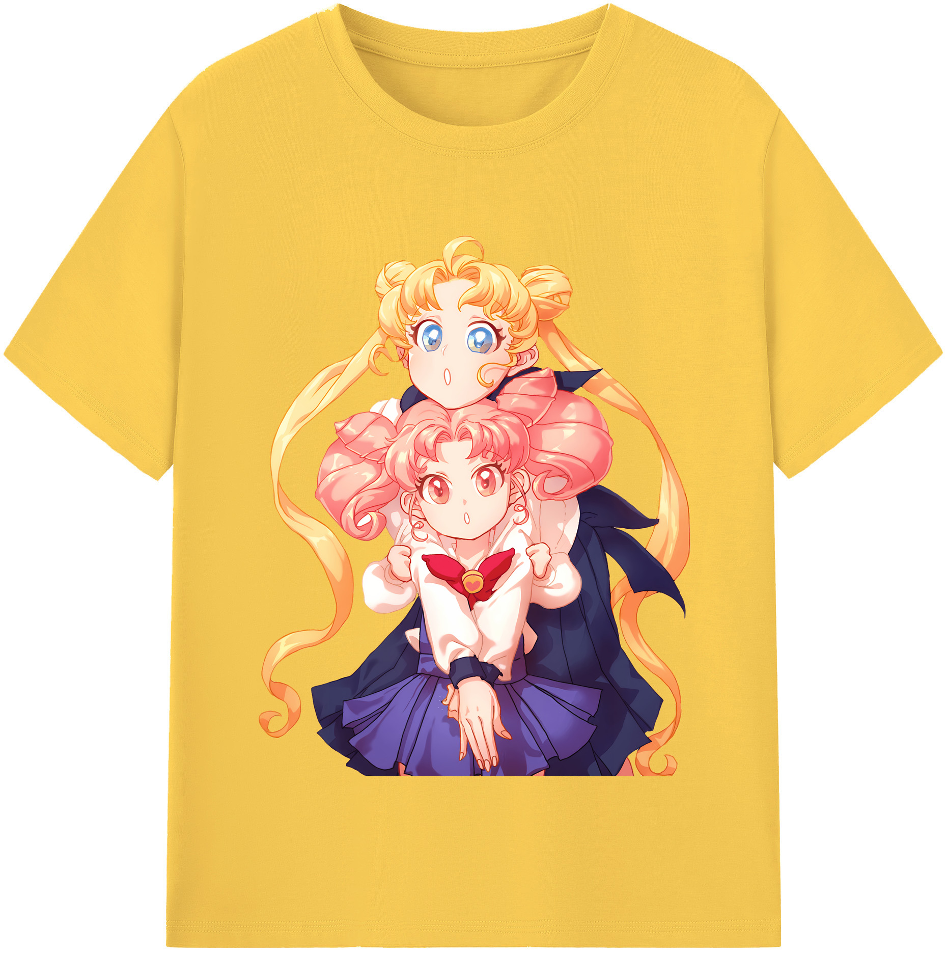 （画像用） 美少女戦士セーラームーン 愛野 美奈子 あいの みなこ Sailor Moon Aino Minako 綿100％半袖Tシャツ（フロントプリント）