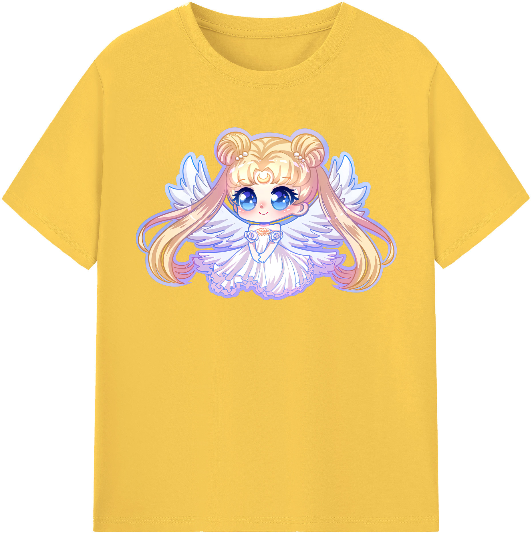 （画像用） 美少女戦士セーラームーン 愛野 美奈子 あいの みなこ Sailor Moon Aino Minako 綿100％半袖Tシャツ（フロントプリント）