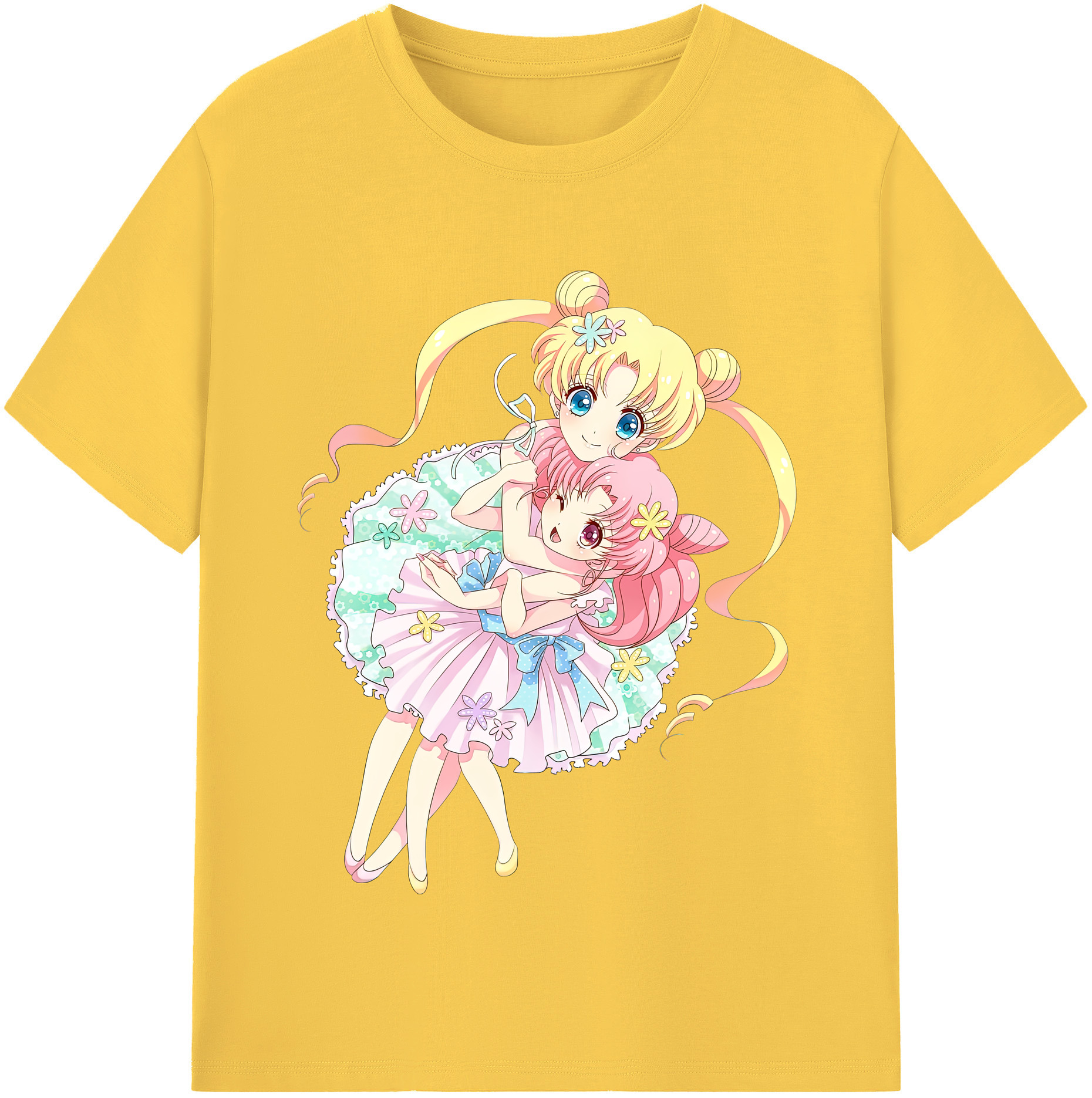 （画像用） 美少女戦士セーラームーン 愛野 美奈子 あいの みなこ Sailor Moon Aino Minako 綿100％半袖Tシャツ（フロントプリント）