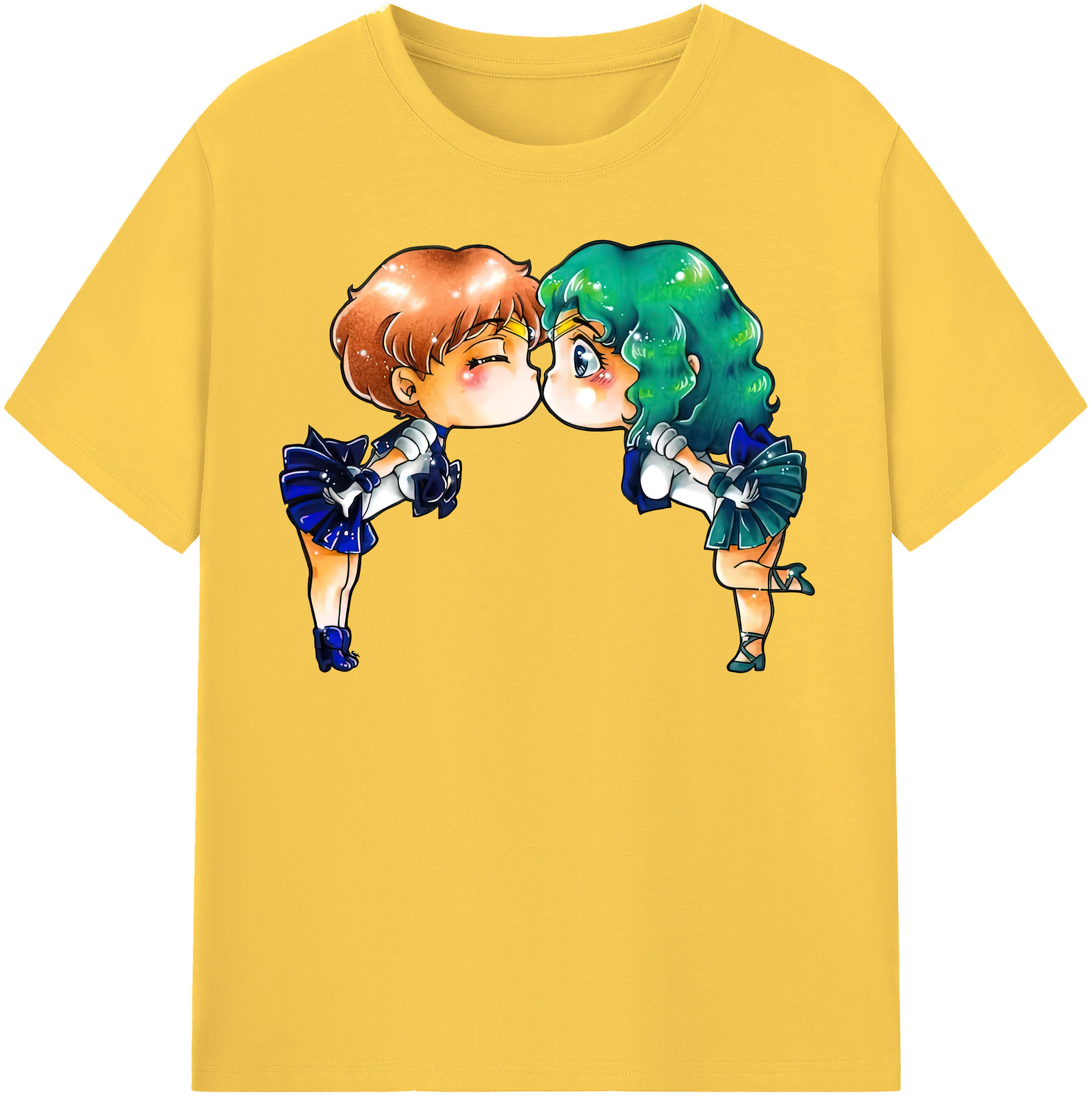 （画像用） 美少女戦士セーラームーン 天王はるか Sailor Moon Tenoh Haruka 綿100％半袖Tシャツ（フロントプリント）
