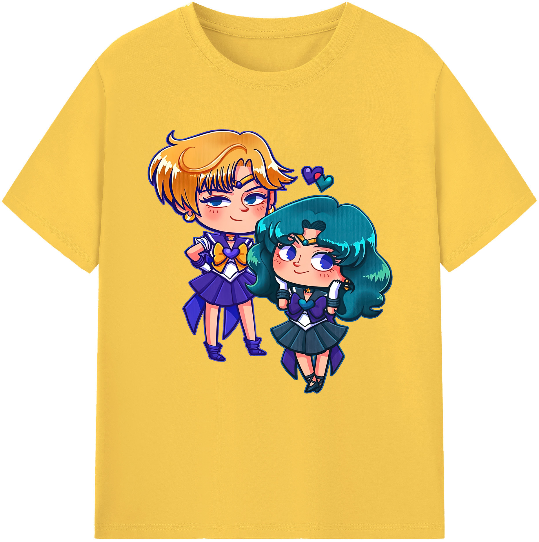 （画像用） 美少女戦士セーラームーン 天王はるか Sailor Moon Tenoh Haruka 綿100％半袖Tシャツ（フロントプリント）