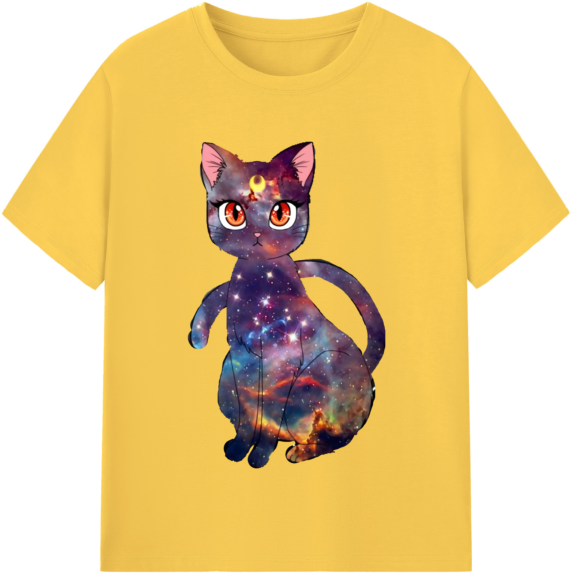 （画像用） 美少女戦士セーラームーン Sailor Moon 綿100％半袖Tシャツ（フロントプリント）