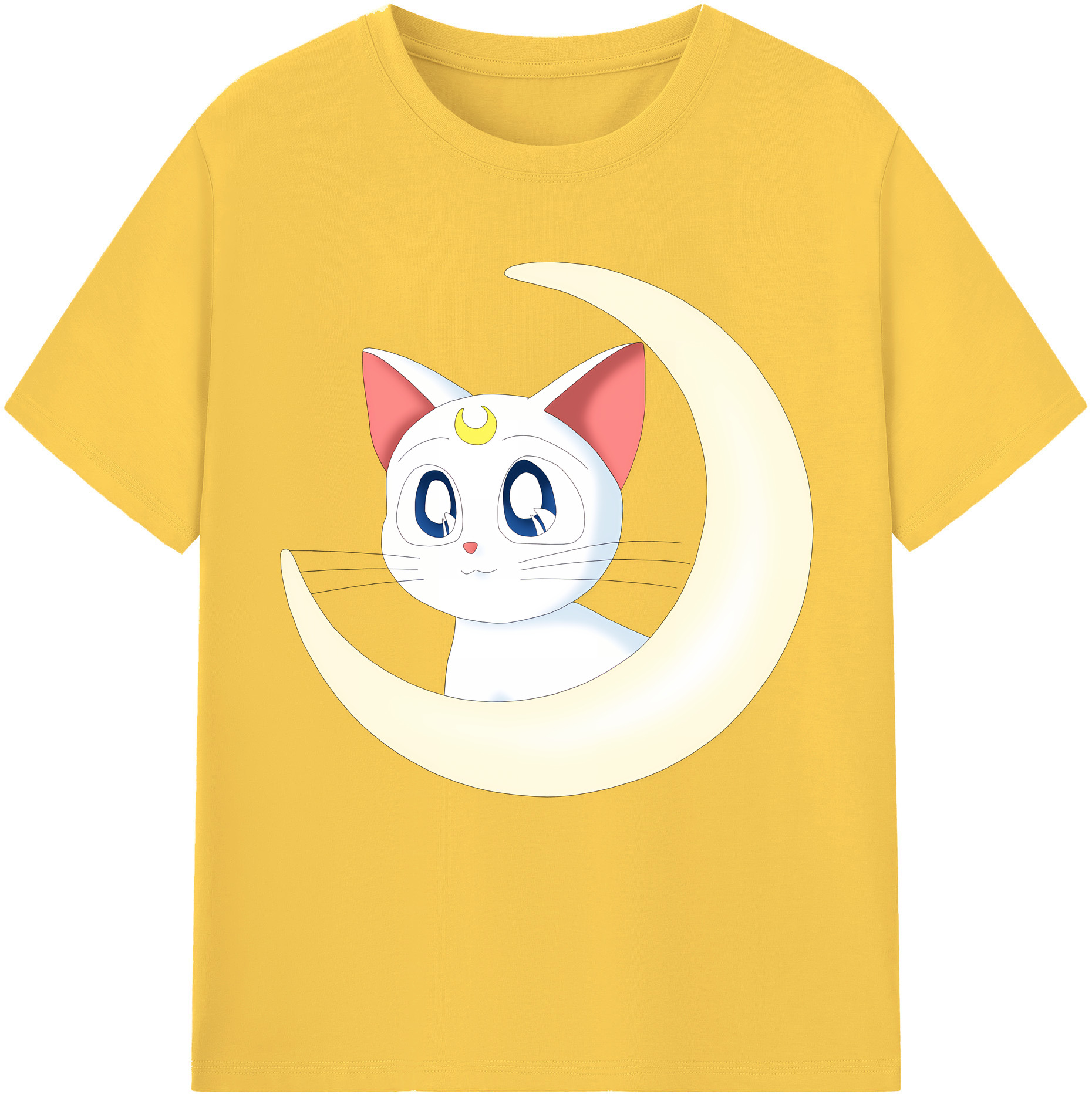 （画像用） 美少女戦士セーラームーン Sailor Moon 綿100％半袖Tシャツ（フロントプリント）