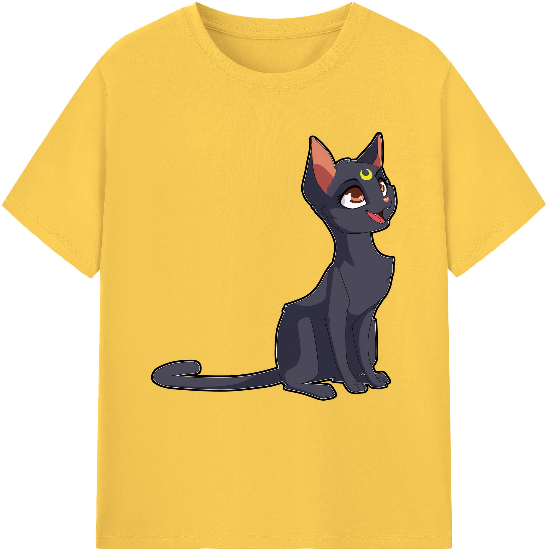 （画像用） 美少女戦士セーラームーン Sailor Moon 綿100％半袖Tシャツ（フロントプリント）