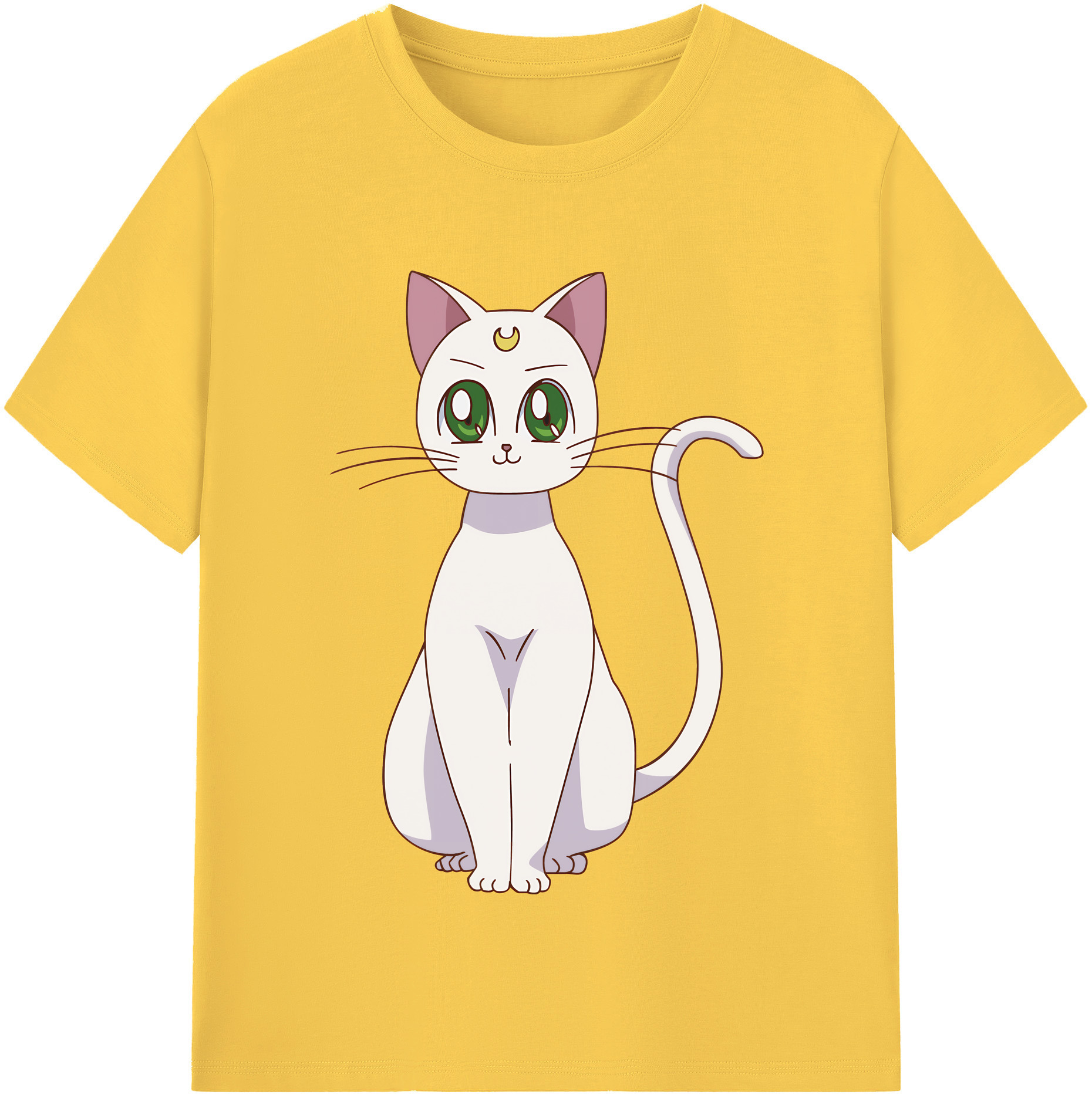 （画像用） 美少女戦士セーラームーン Sailor Moon 綿100％半袖Tシャツ（フロントプリント）