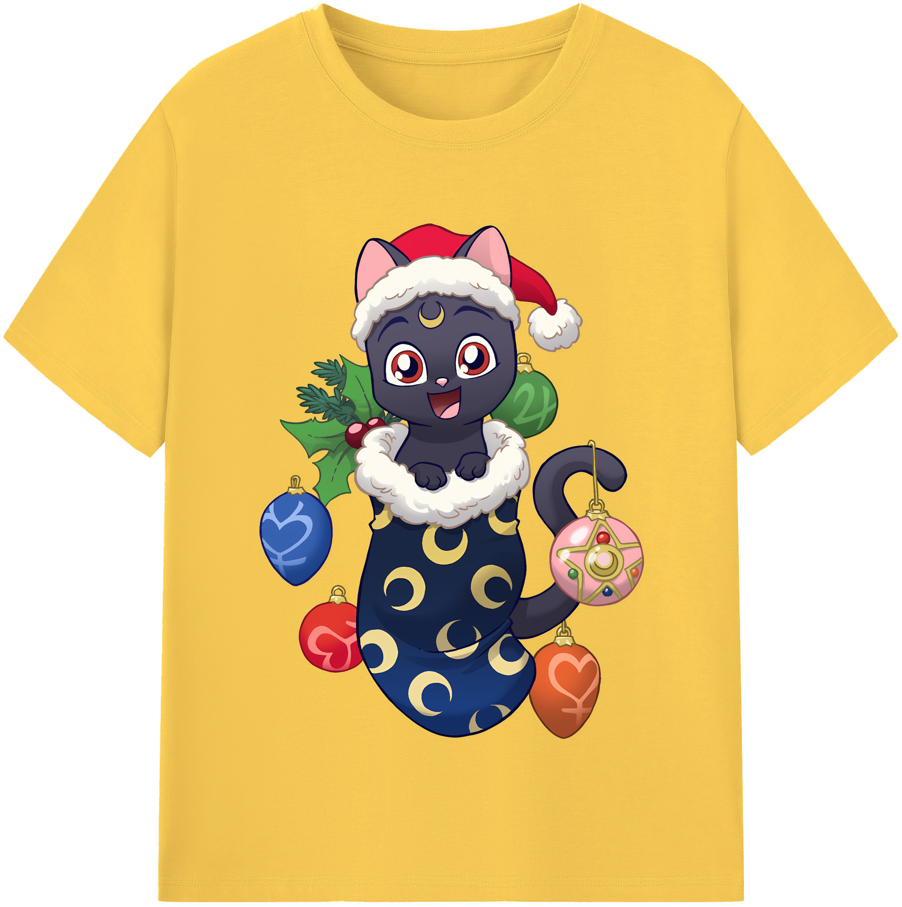 （画像用） 美少女戦士セーラームーン Sailor Moon 綿100％半袖Tシャツ（フロントプリント）