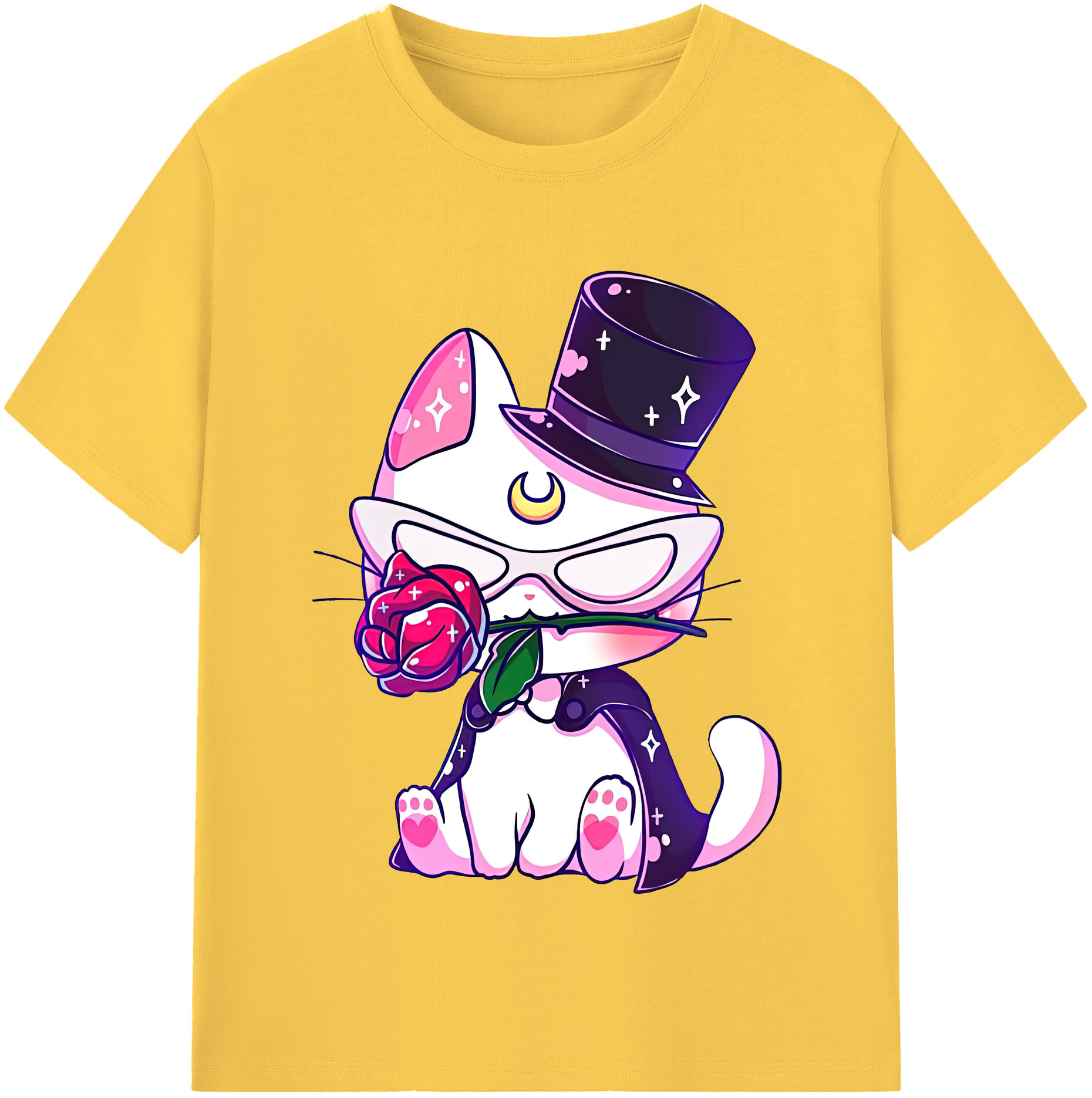 （画像用） 美少女戦士セーラームーン Sailor Moon 綿100％半袖Tシャツ（フロントプリント）
