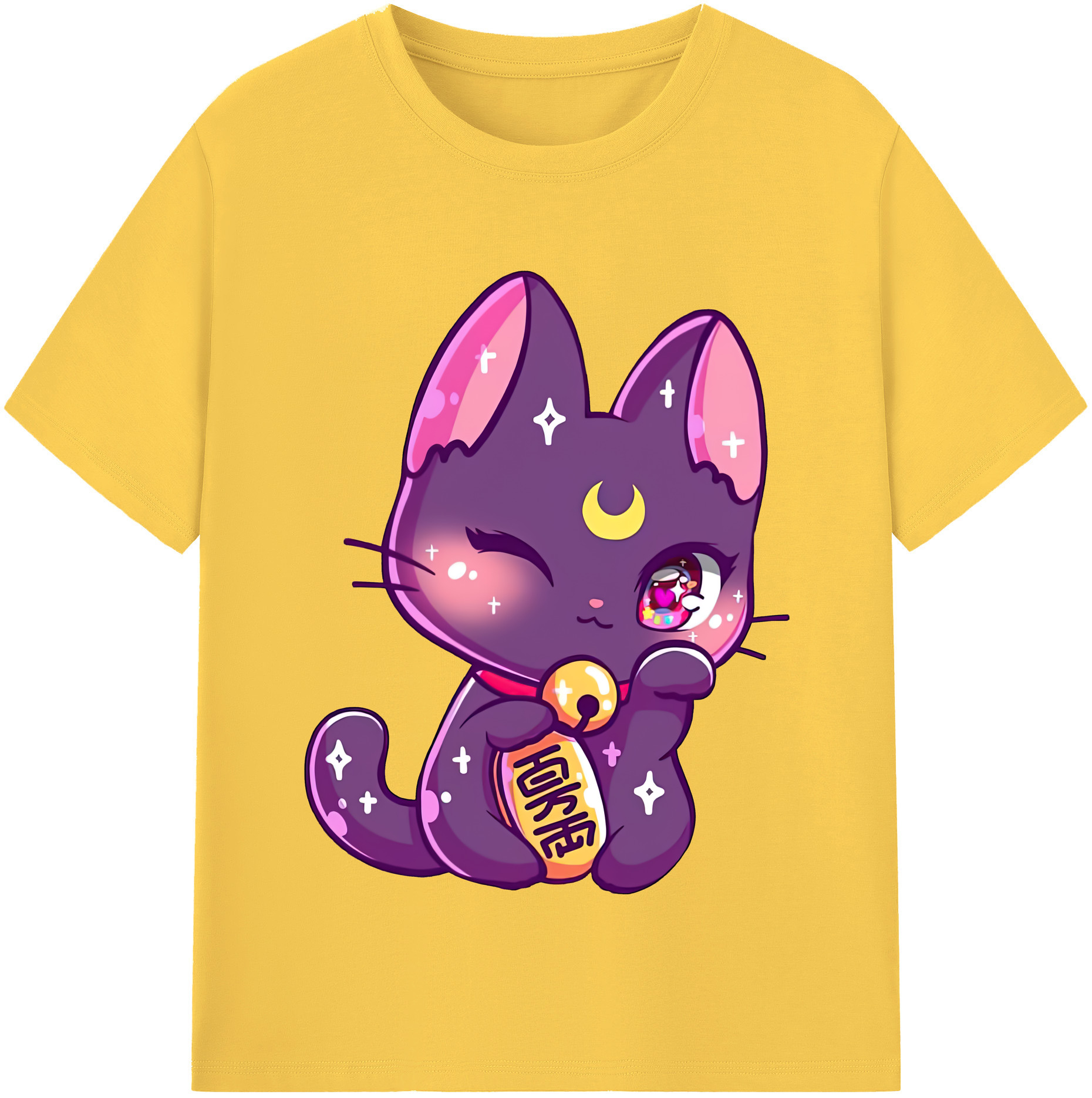 （画像用） 美少女戦士セーラームーン Sailor Moon 綿100％半袖Tシャツ（フロントプリント）