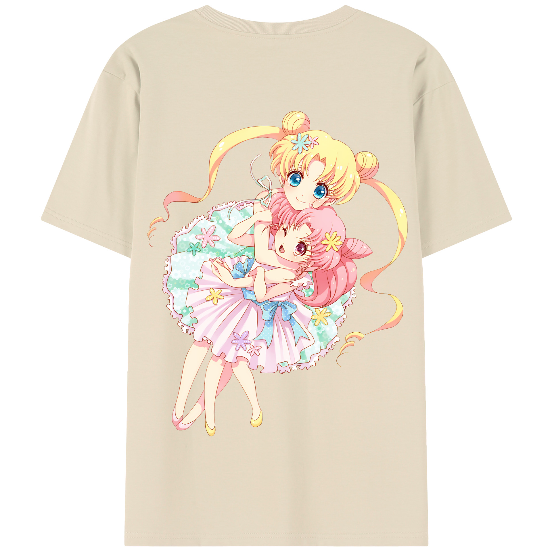 （画像用） 美少女戦士セーラームーン 愛野 美奈子 あいの みなこ Sailor Moon Aino Minako 綿100％半袖Tシャツ（背面プリント）
