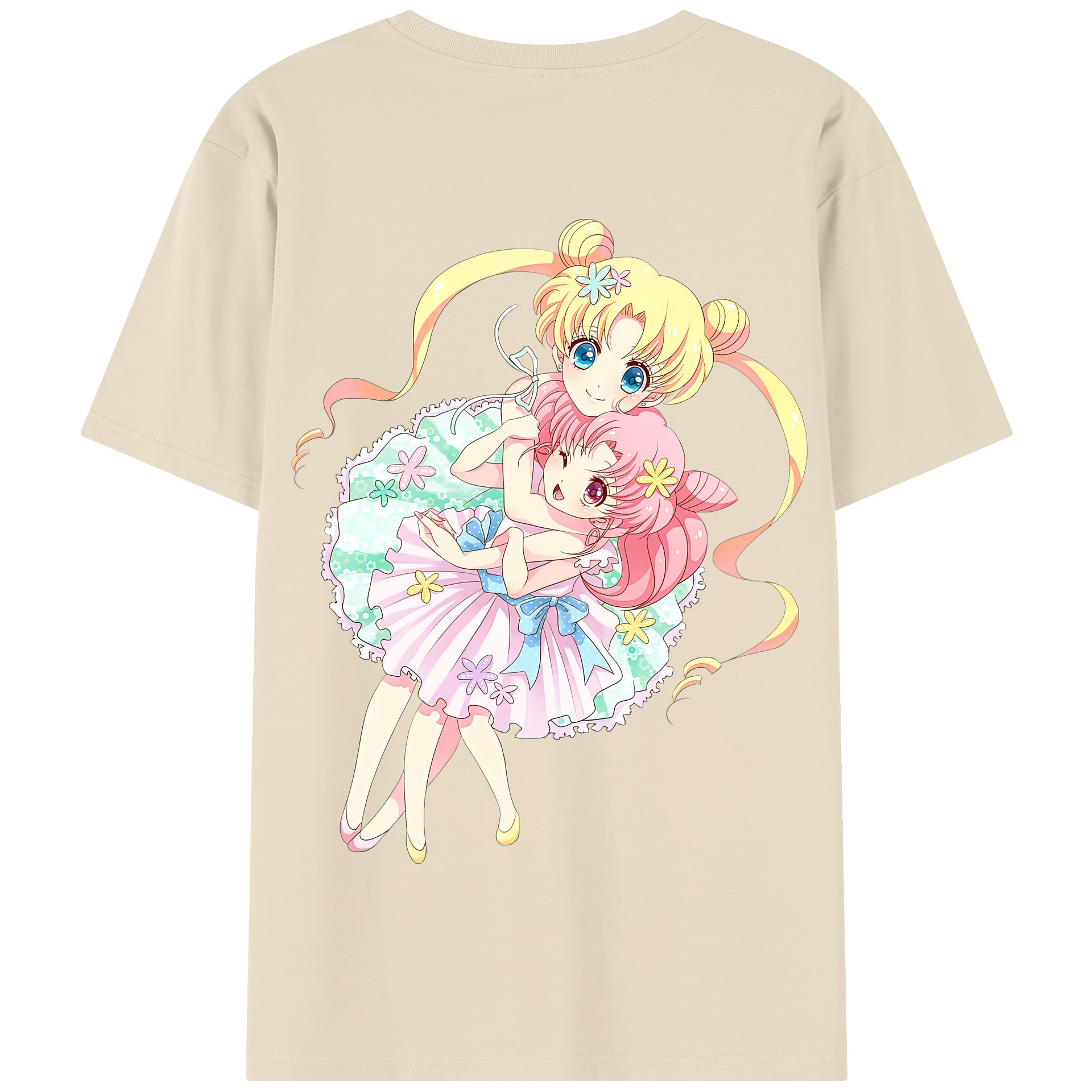 （画像用） 美少女戦士セーラームーン 愛野 美奈子 あいの みなこ Sailor Moon Aino Minako 綿100％半袖Tシャツ（背面プリント）