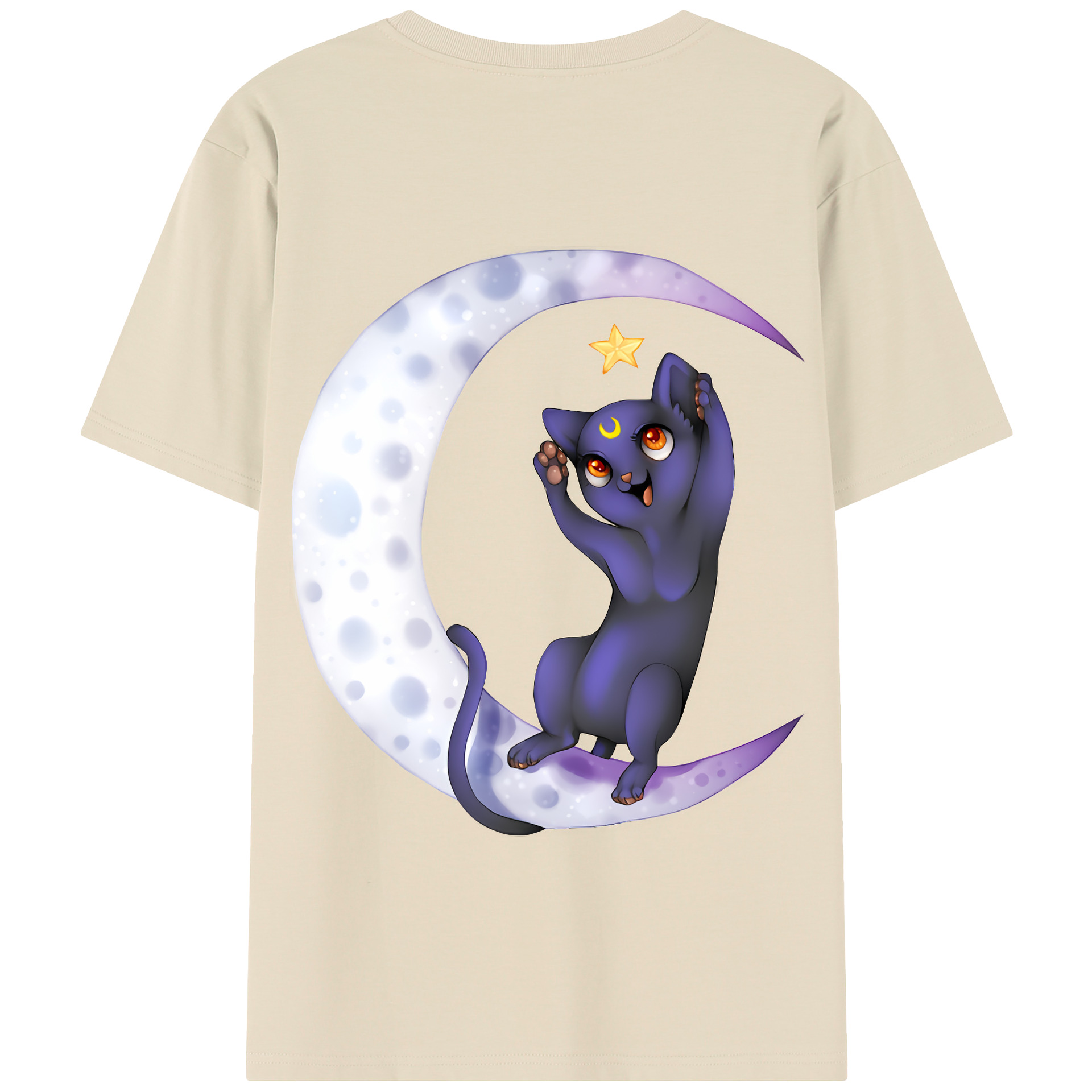 （画像用） 美少女戦士セーラームーン Sailor Moon 綿100％半袖Tシャツ（背面プリント）
