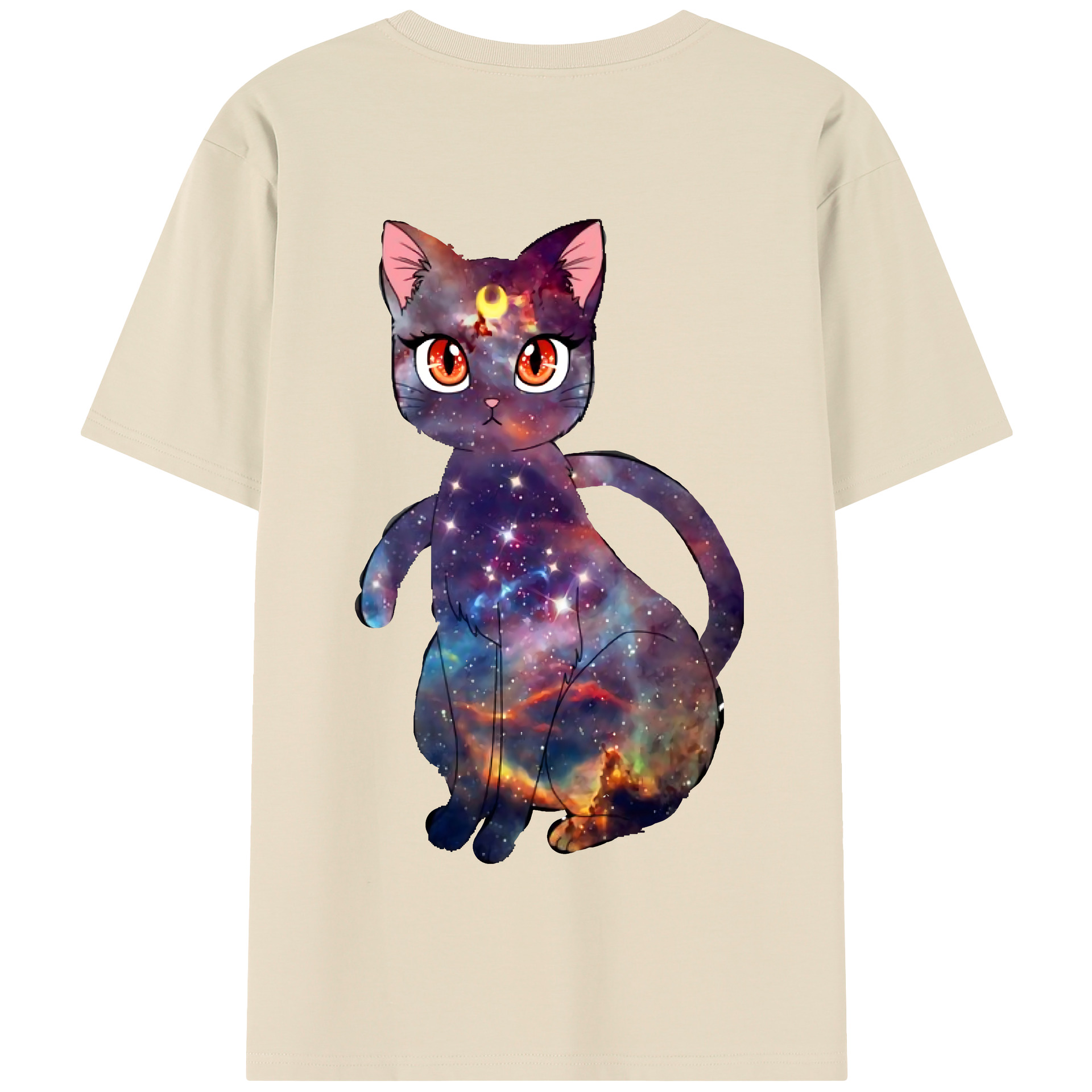（画像用） 美少女戦士セーラームーン Sailor Moon 綿100％半袖Tシャツ（背面プリント）