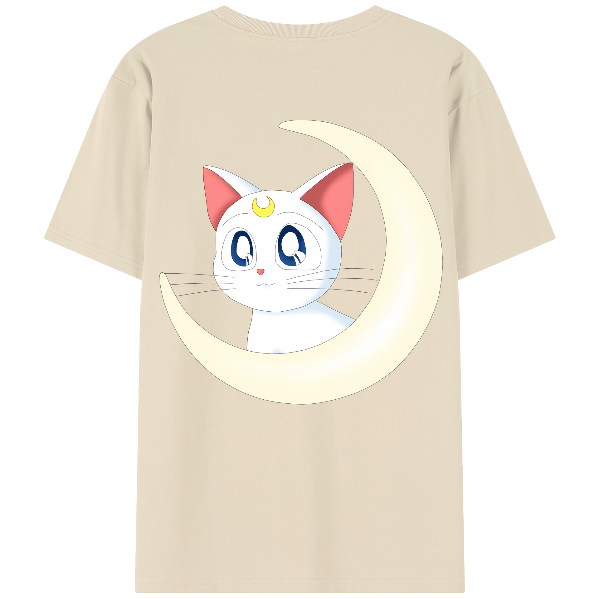 （画像用） 美少女戦士セーラームーン Sailor Moon 綿100％半袖Tシャツ（背面プリント）
