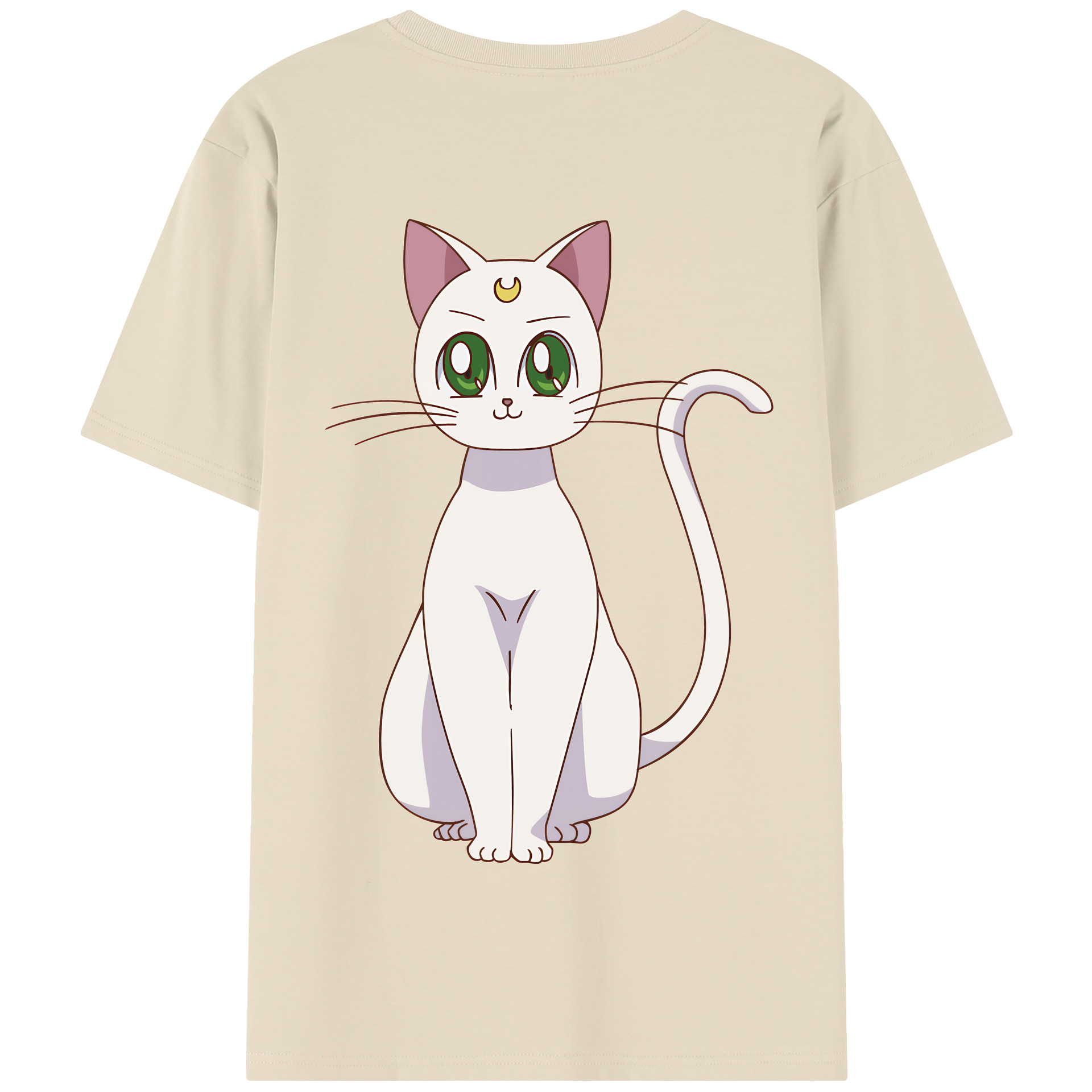 （画像用） 美少女戦士セーラームーン Sailor Moon 綿100％半袖Tシャツ（背面プリント）