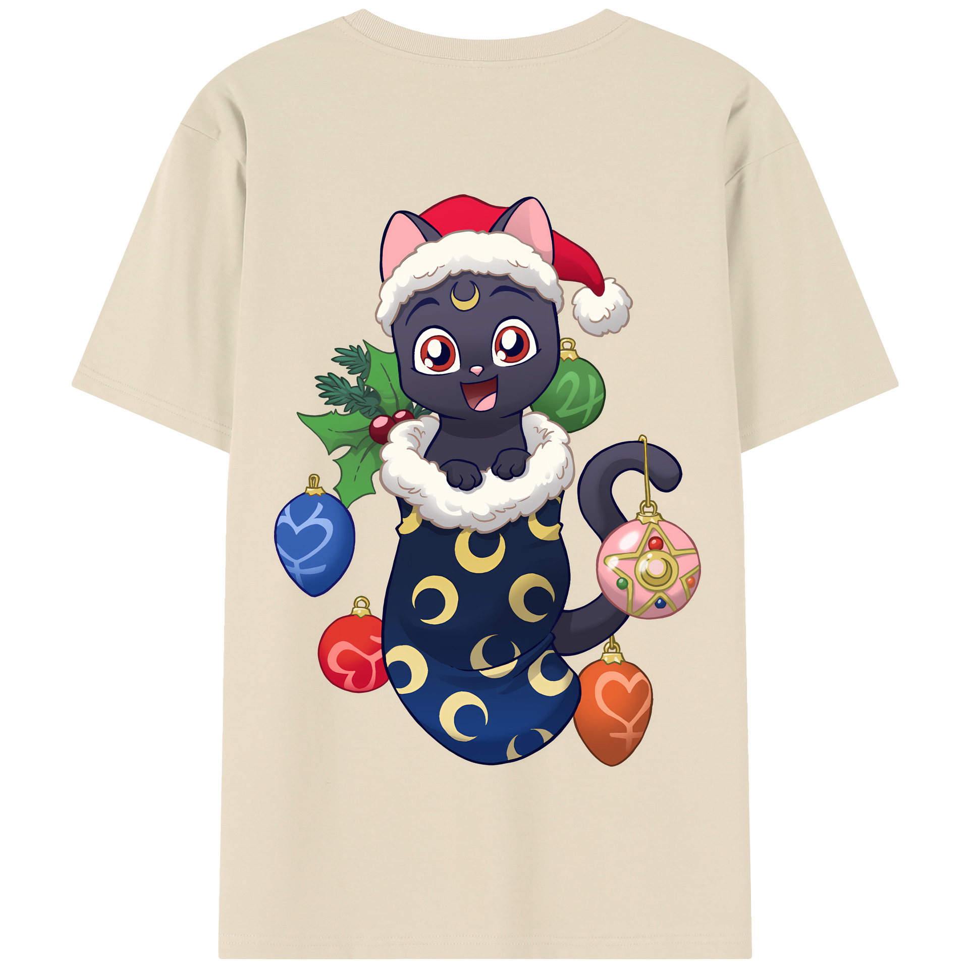 （画像用） 美少女戦士セーラームーン Sailor Moon 綿100％半袖Tシャツ（背面プリント）