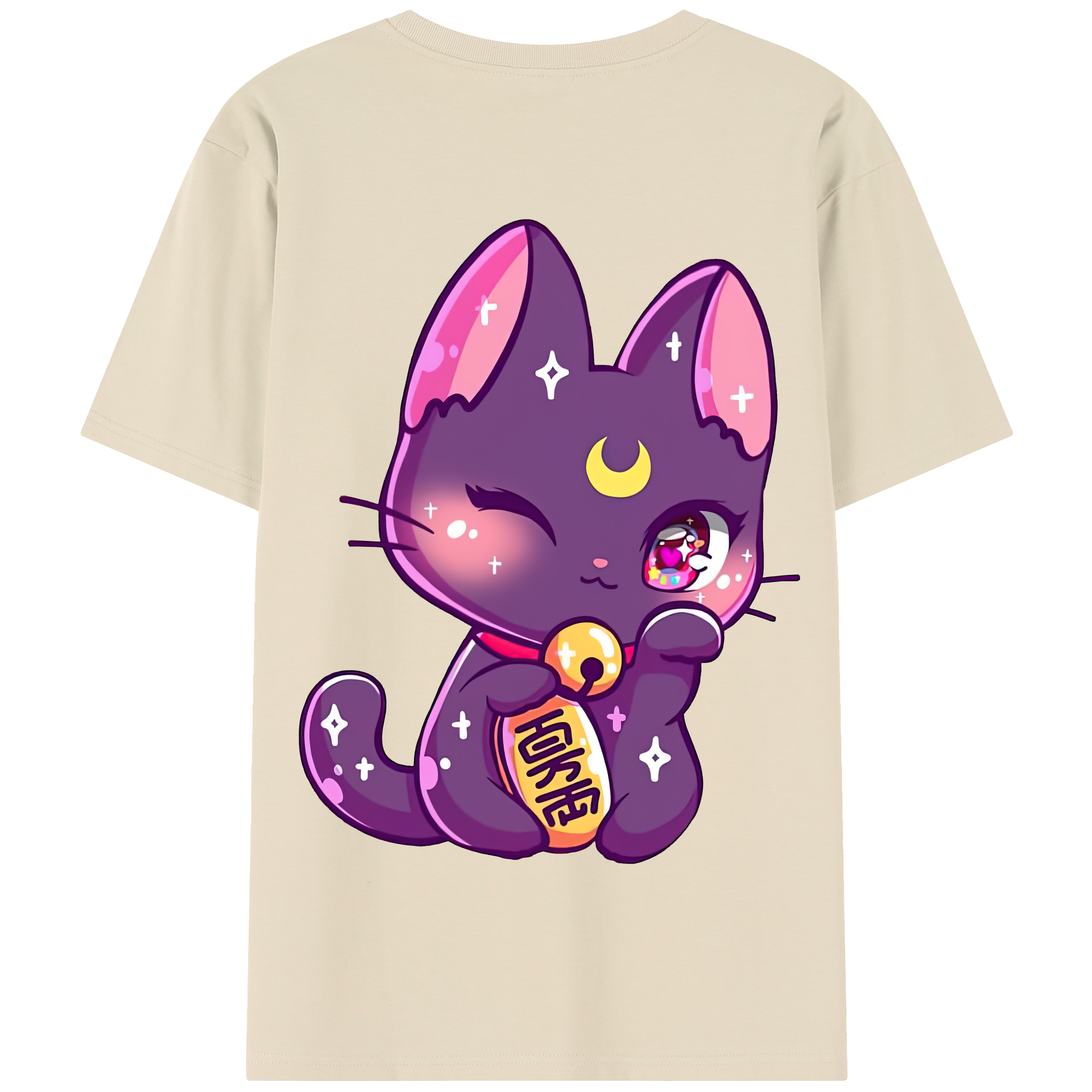 （画像用） 美少女戦士セーラームーン Sailor Moon 綿100％半袖Tシャツ（背面プリント）