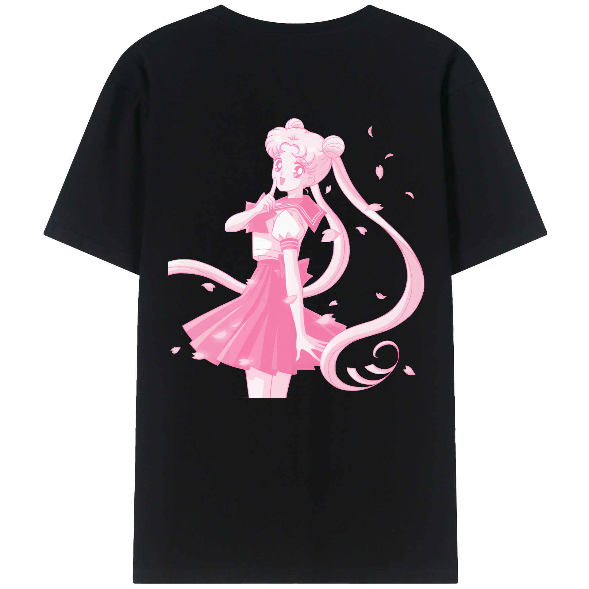 （画像用） 美少女戦士セーラームーン 愛野 美奈子 あいの みなこ Sailor Moon Aino Minako 綿100％半袖Tシャツ（背面プリント）