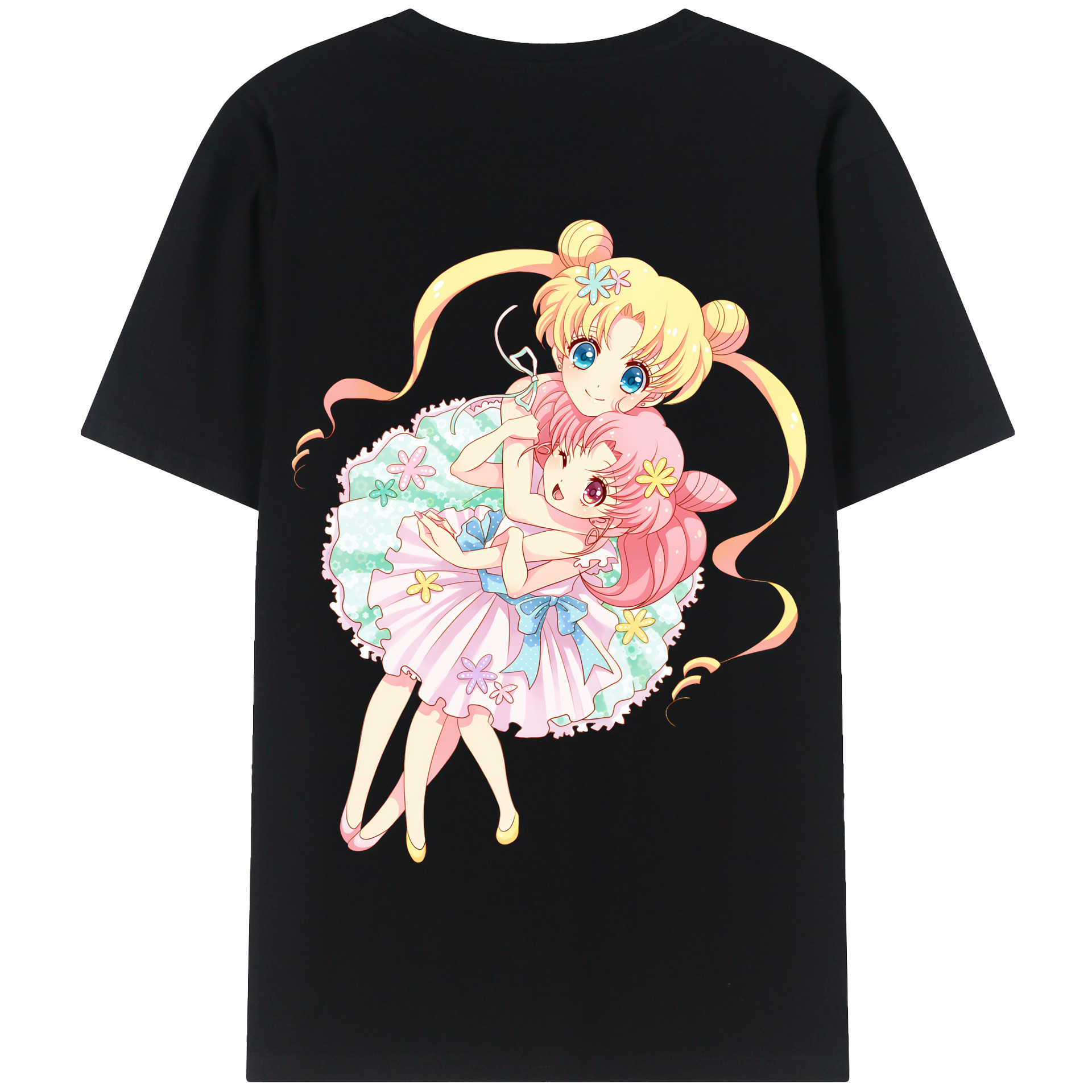 （画像用） 美少女戦士セーラームーン 愛野 美奈子 あいの みなこ Sailor Moon Aino Minako 綿100％半袖Tシャツ（背面プリント）