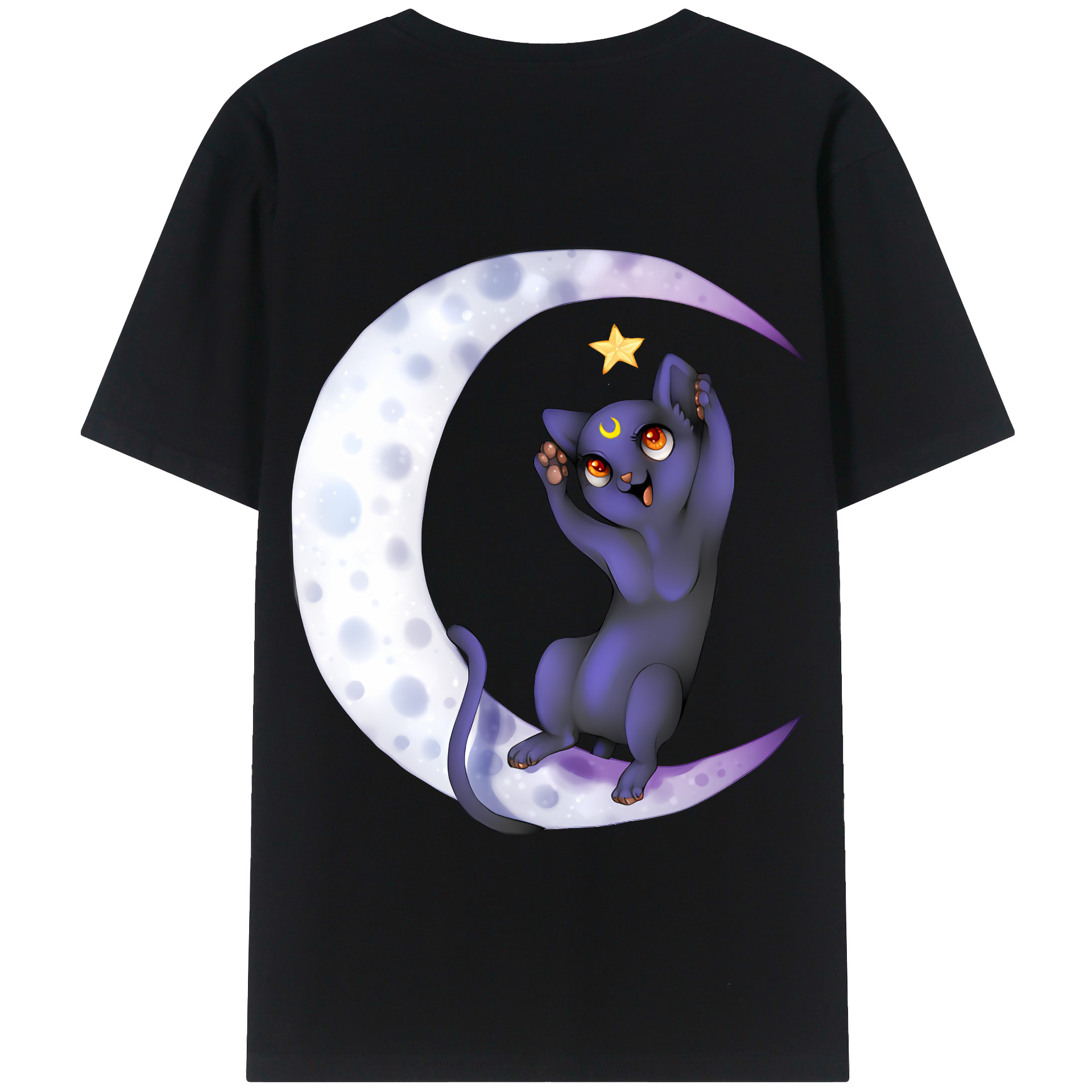 （画像用） 美少女戦士セーラームーン Sailor Moon 綿100％半袖Tシャツ（背面プリント）