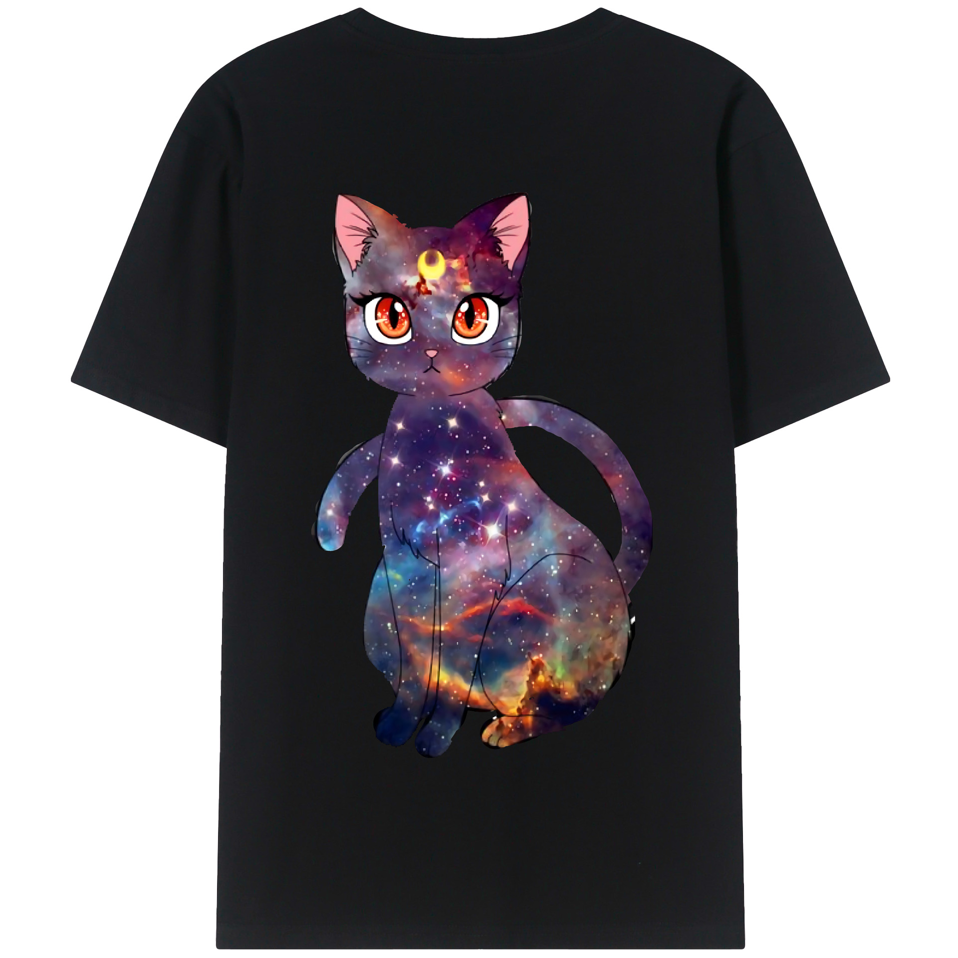 （画像用） 美少女戦士セーラームーン Sailor Moon 綿100％半袖Tシャツ（背面プリント）