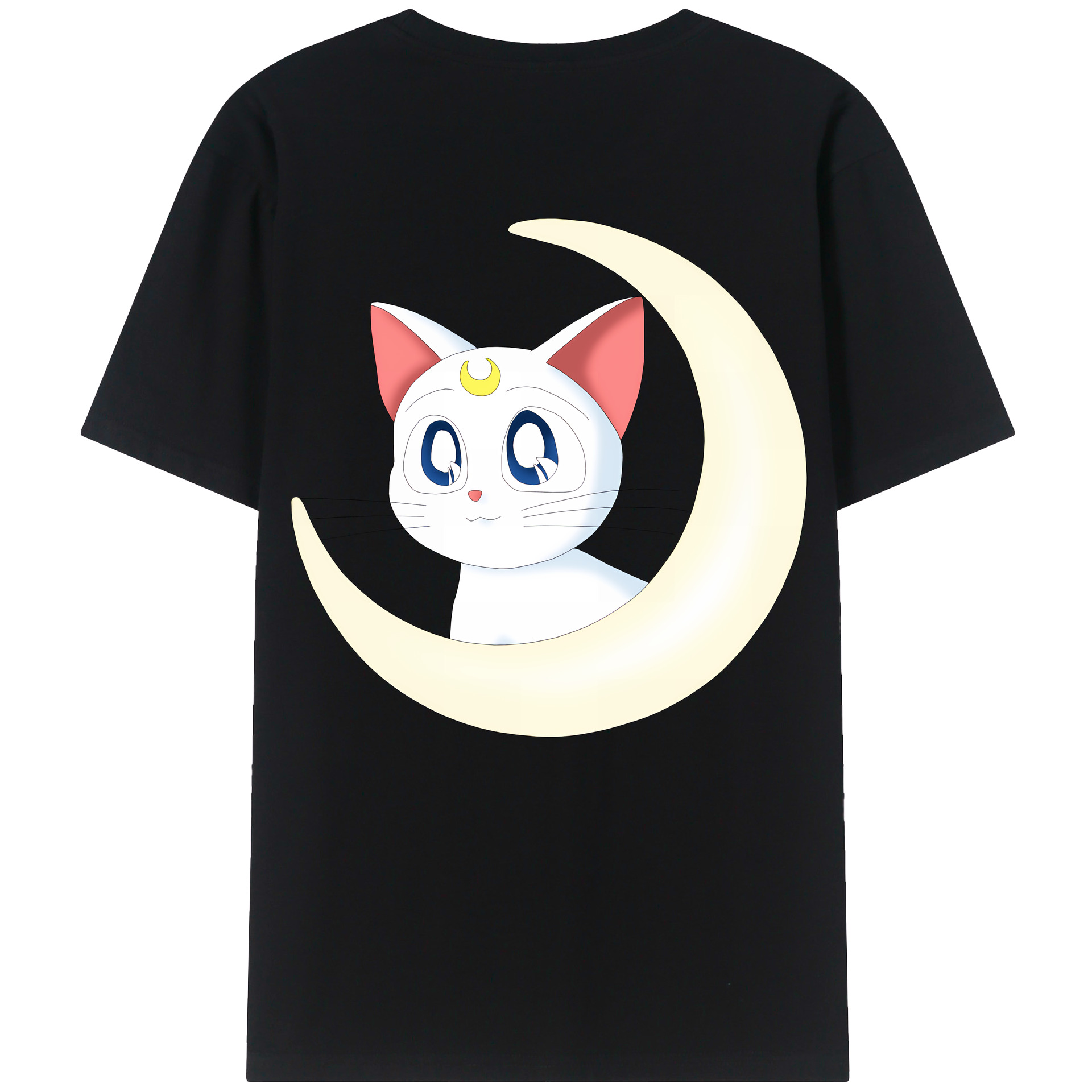 （画像用） 美少女戦士セーラームーン Sailor Moon 綿100％半袖Tシャツ（背面プリント）