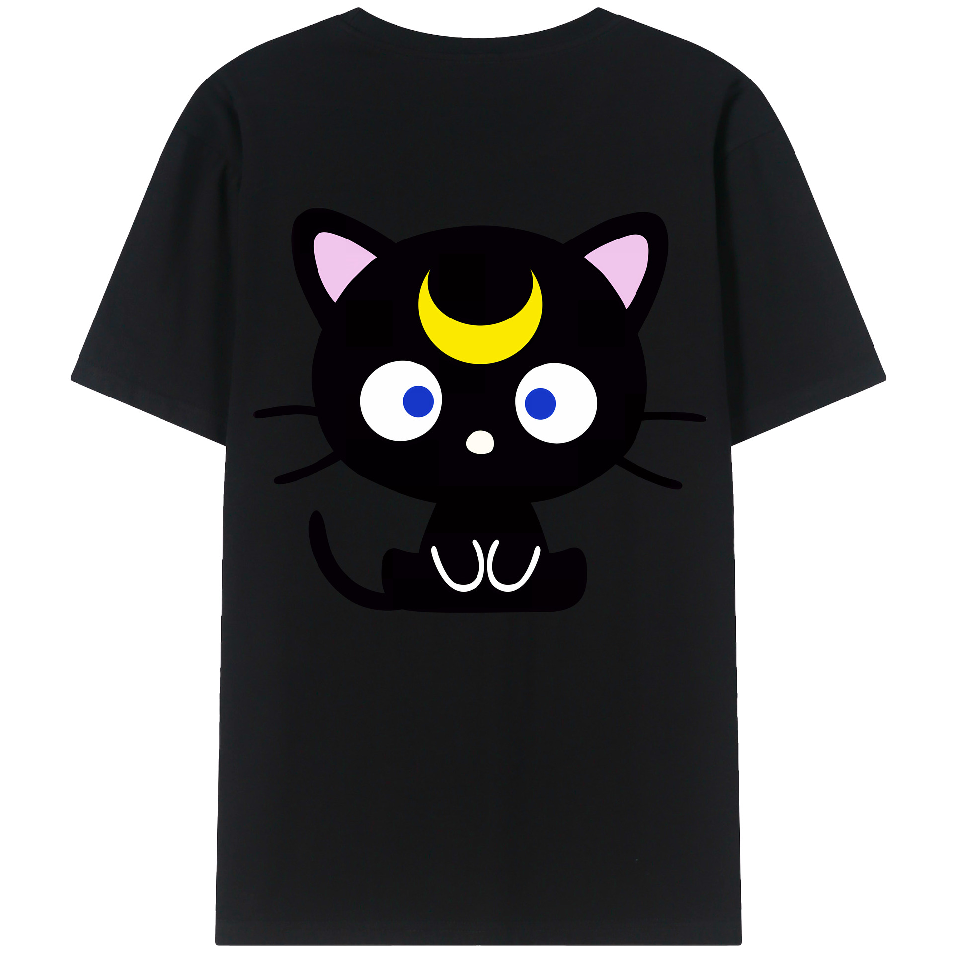 （画像用） 美少女戦士セーラームーン Sailor Moon 綿100％半袖Tシャツ（背面プリント）