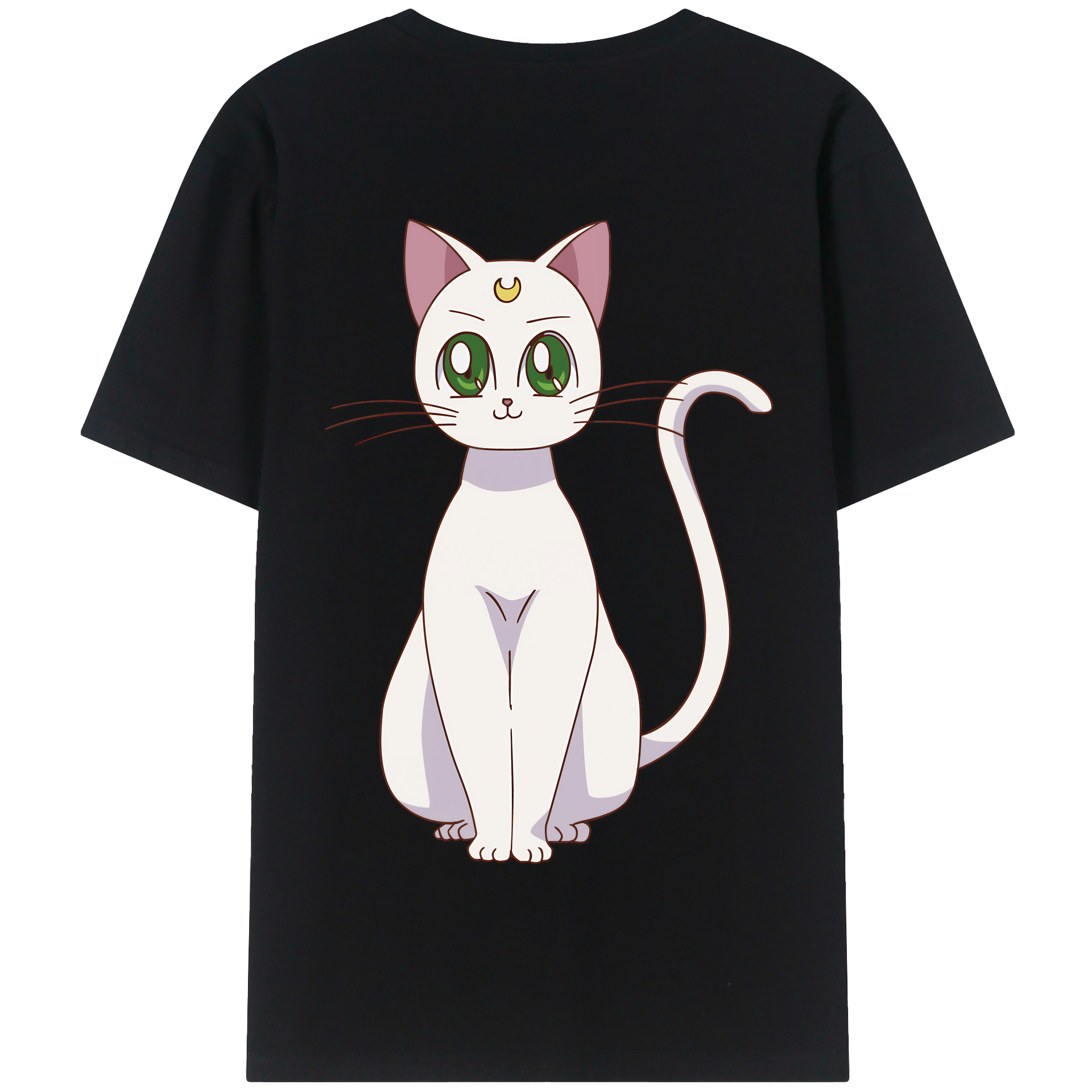（画像用） 美少女戦士セーラームーン Sailor Moon 綿100％半袖Tシャツ（背面プリント）