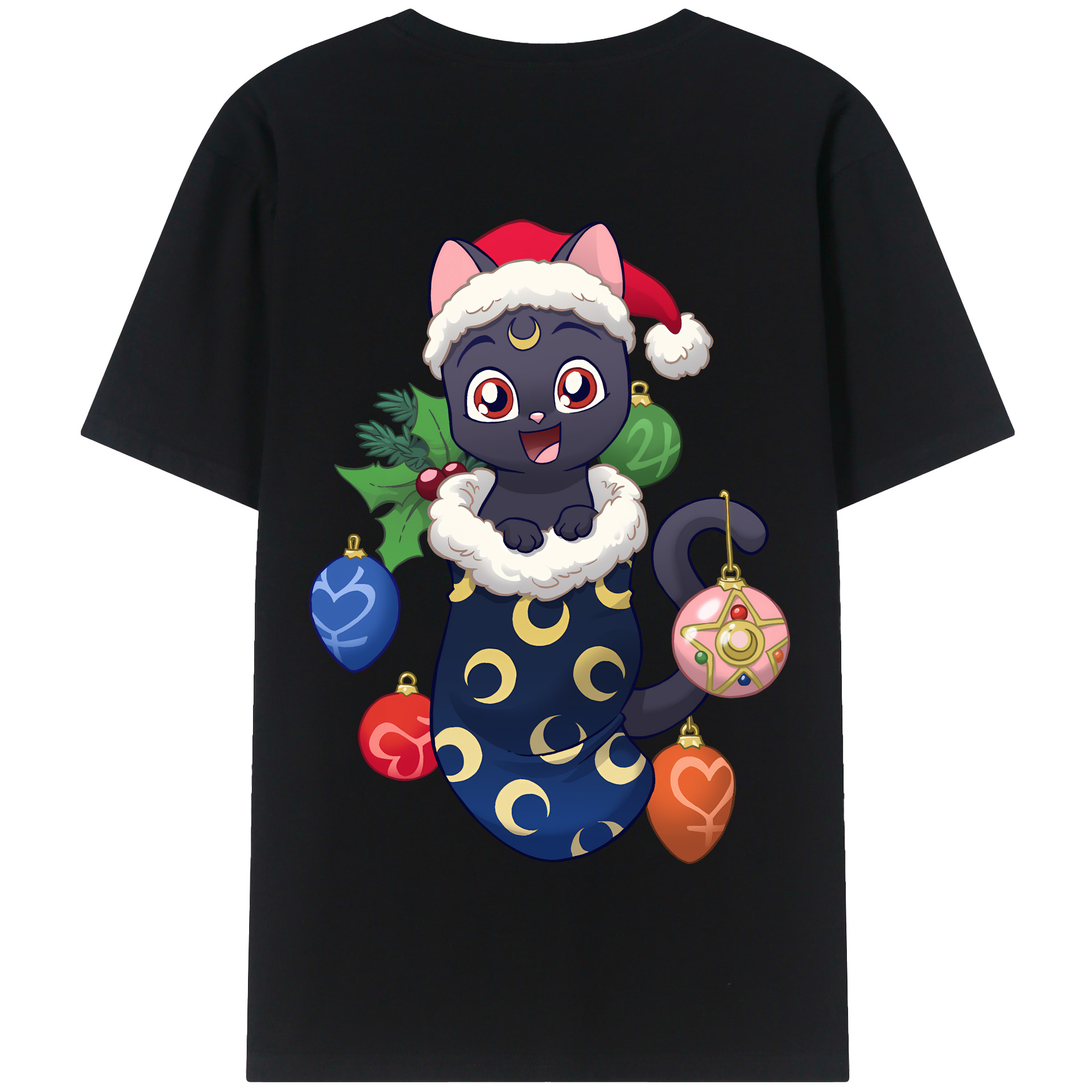 （画像用） 美少女戦士セーラームーン Sailor Moon 綿100％半袖Tシャツ（背面プリント）