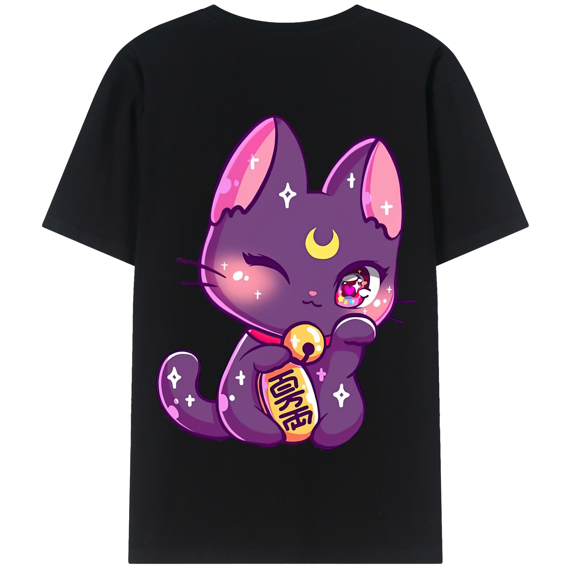 （画像用） 美少女戦士セーラームーン Sailor Moon 綿100％半袖Tシャツ（背面プリント）