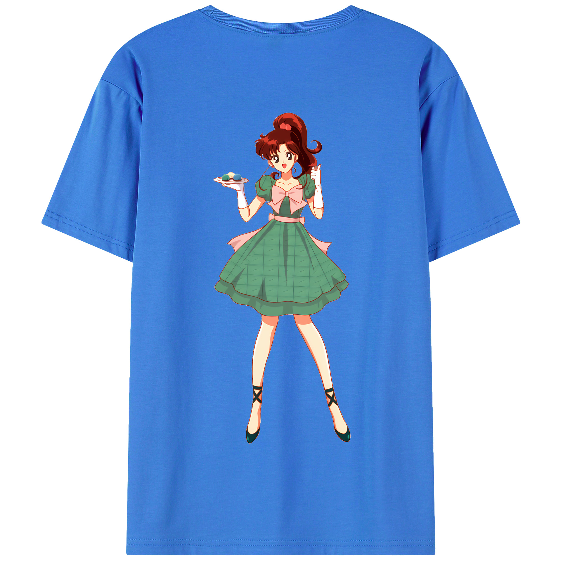 （画像用） 美少女戦士セーラームーン 木野 まこと きの まこと Sailor Moon Kino Makoto （セーラージュピター；Sailor Jupiter） 綿100％半袖Tシャツ（背面プリント）