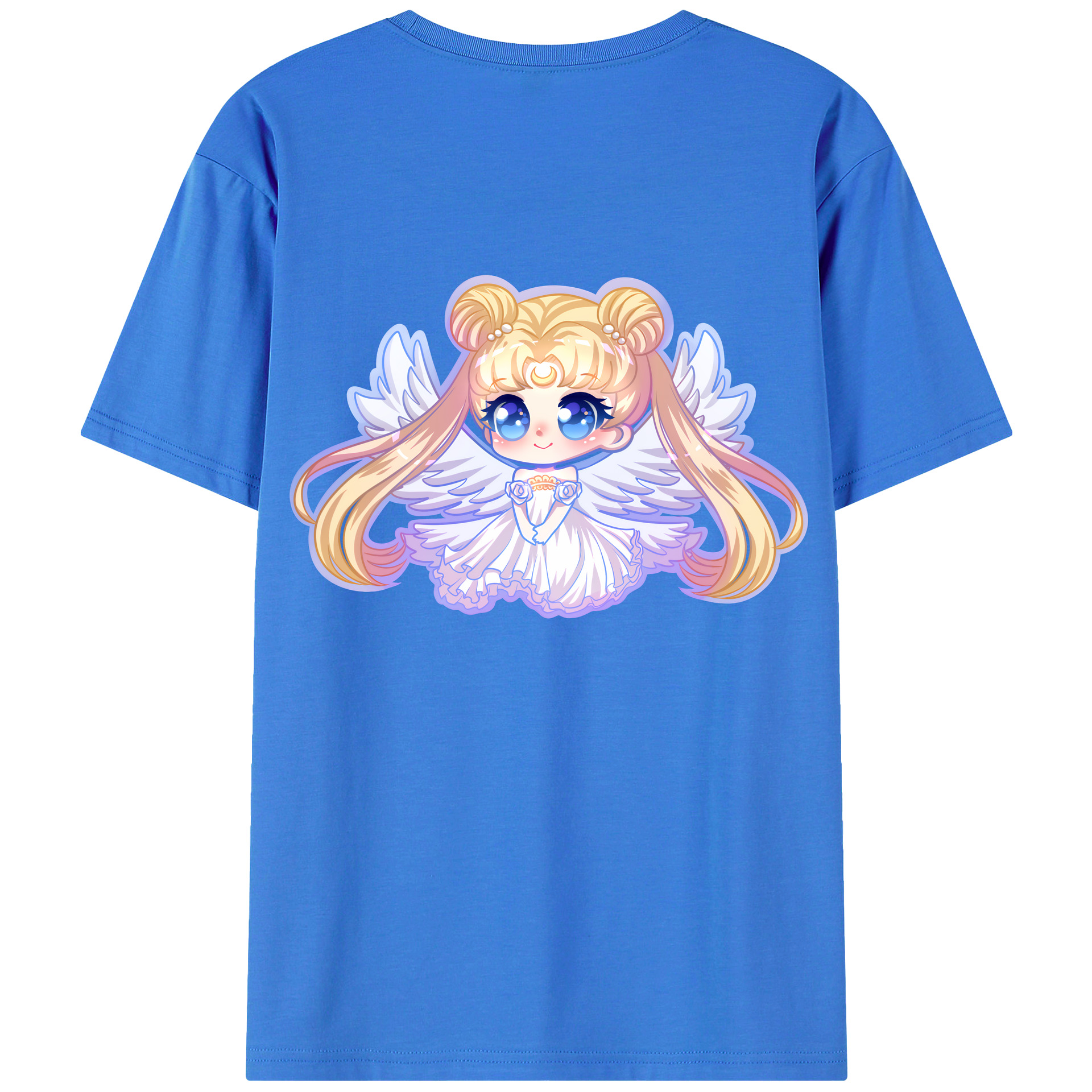 （画像用） 美少女戦士セーラームーン 愛野 美奈子 あいの みなこ Sailor Moon Aino Minako 綿100％半袖Tシャツ（背面プリント）