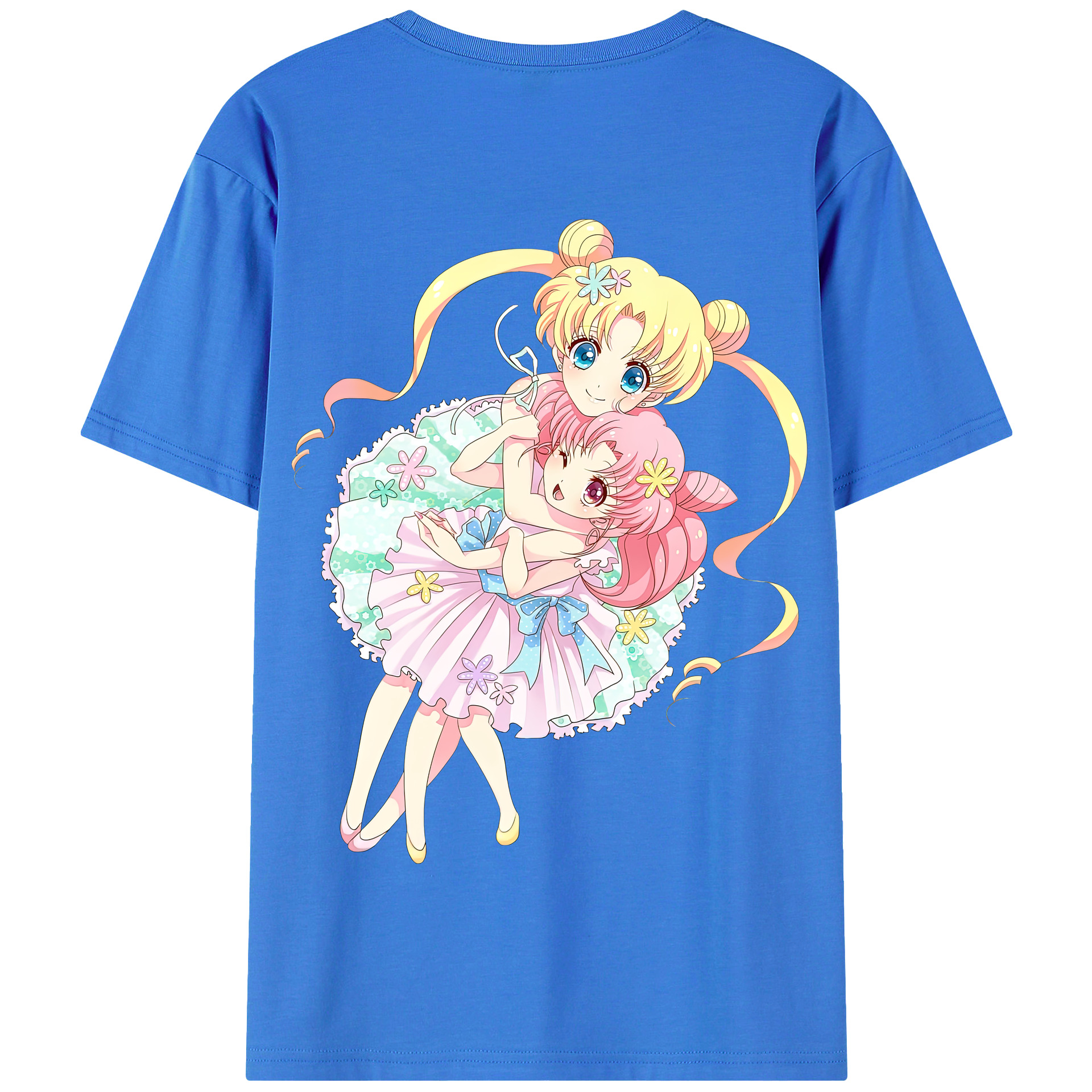 （画像用） 美少女戦士セーラームーン 愛野 美奈子 あいの みなこ Sailor Moon Aino Minako 綿100％半袖Tシャツ（背面プリント）