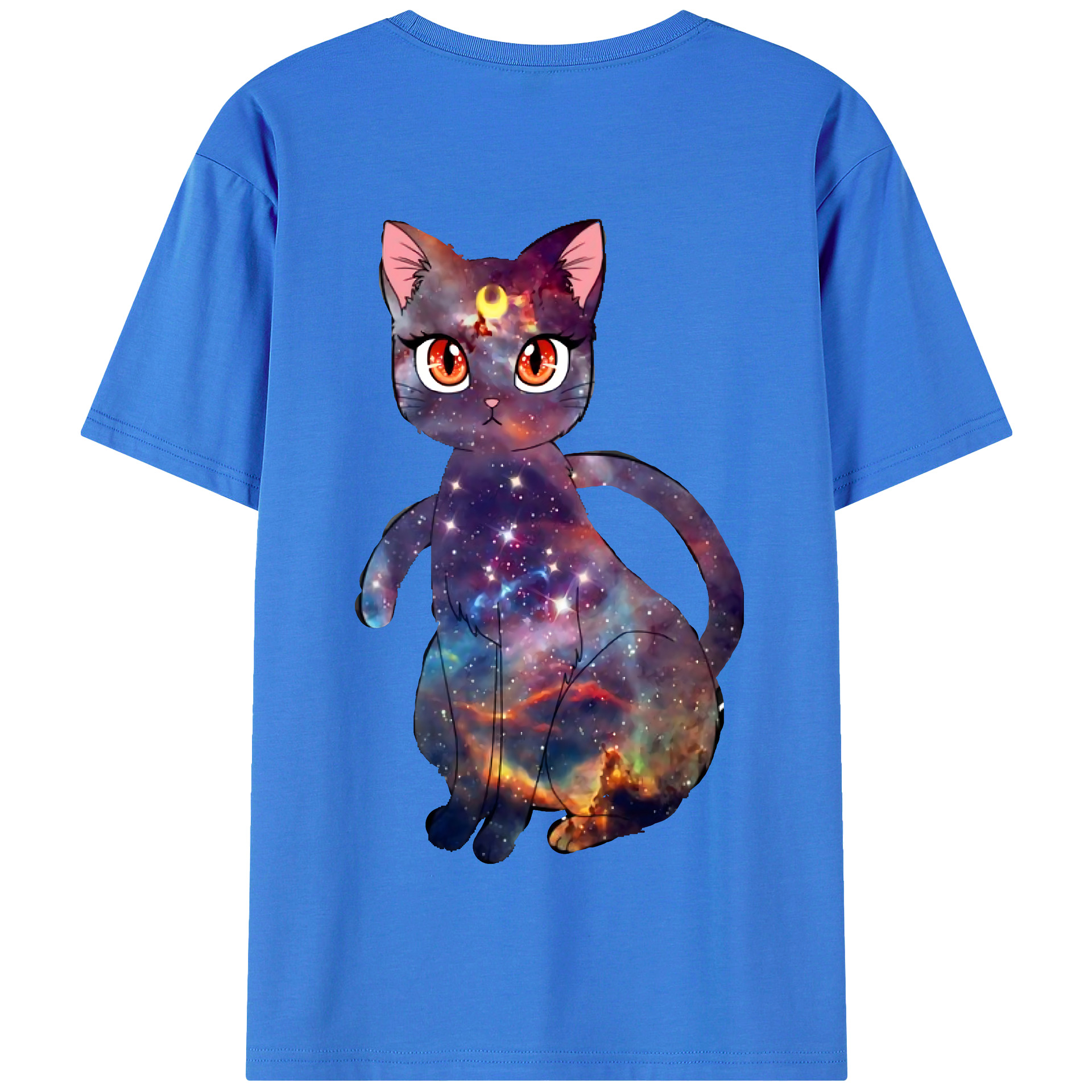 （画像用） 美少女戦士セーラームーン Sailor Moon 綿100％半袖Tシャツ（背面プリント）