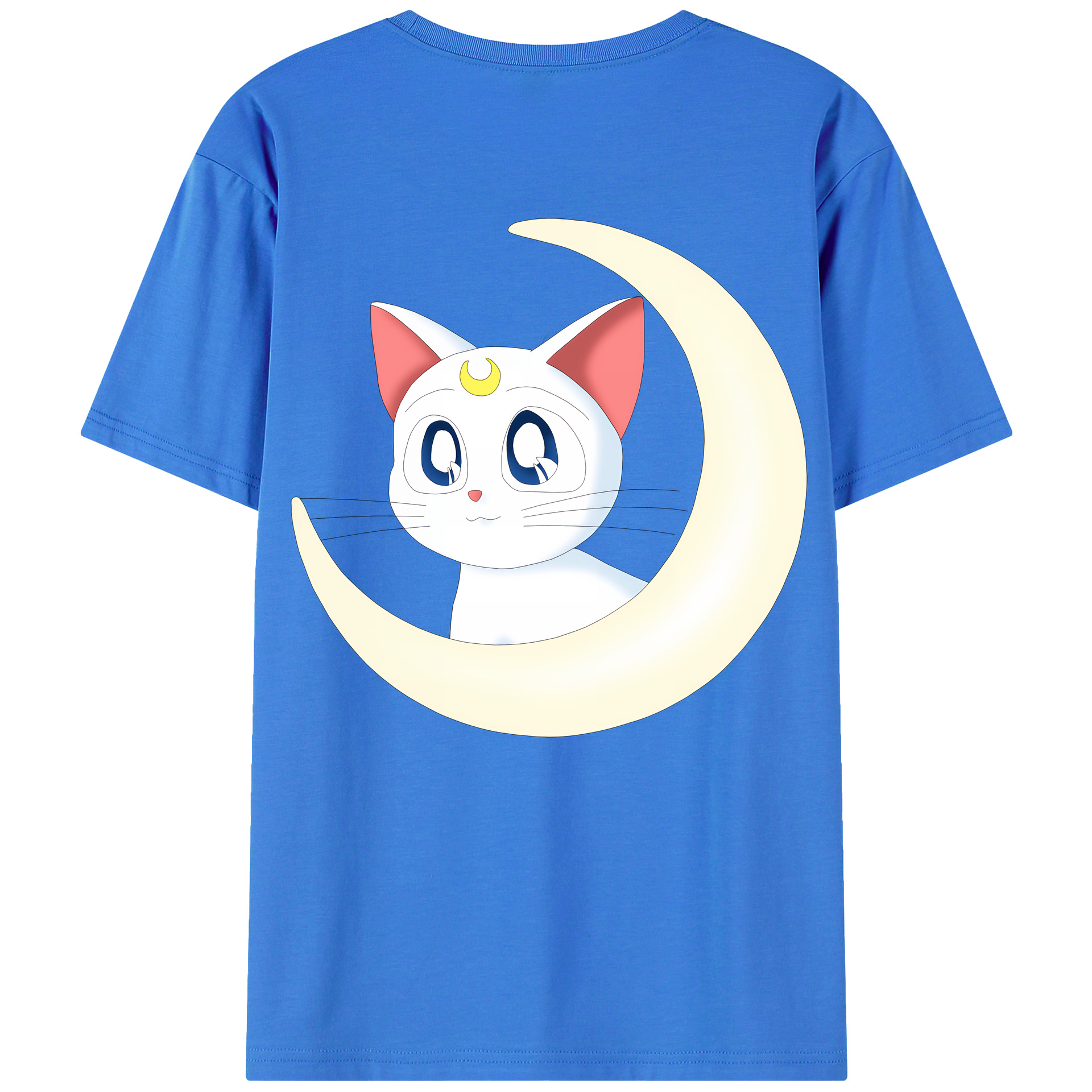 （画像用） 美少女戦士セーラームーン Sailor Moon 綿100％半袖Tシャツ（背面プリント）