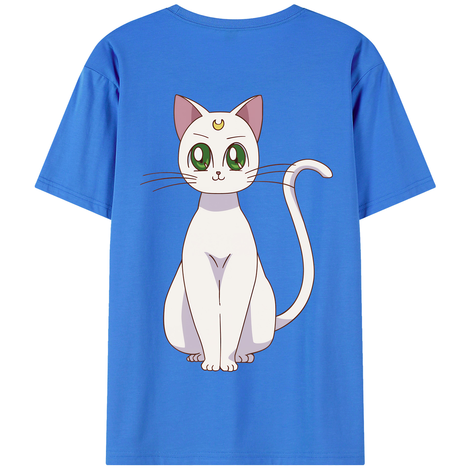 （画像用） 美少女戦士セーラームーン Sailor Moon 綿100％半袖Tシャツ（背面プリント）