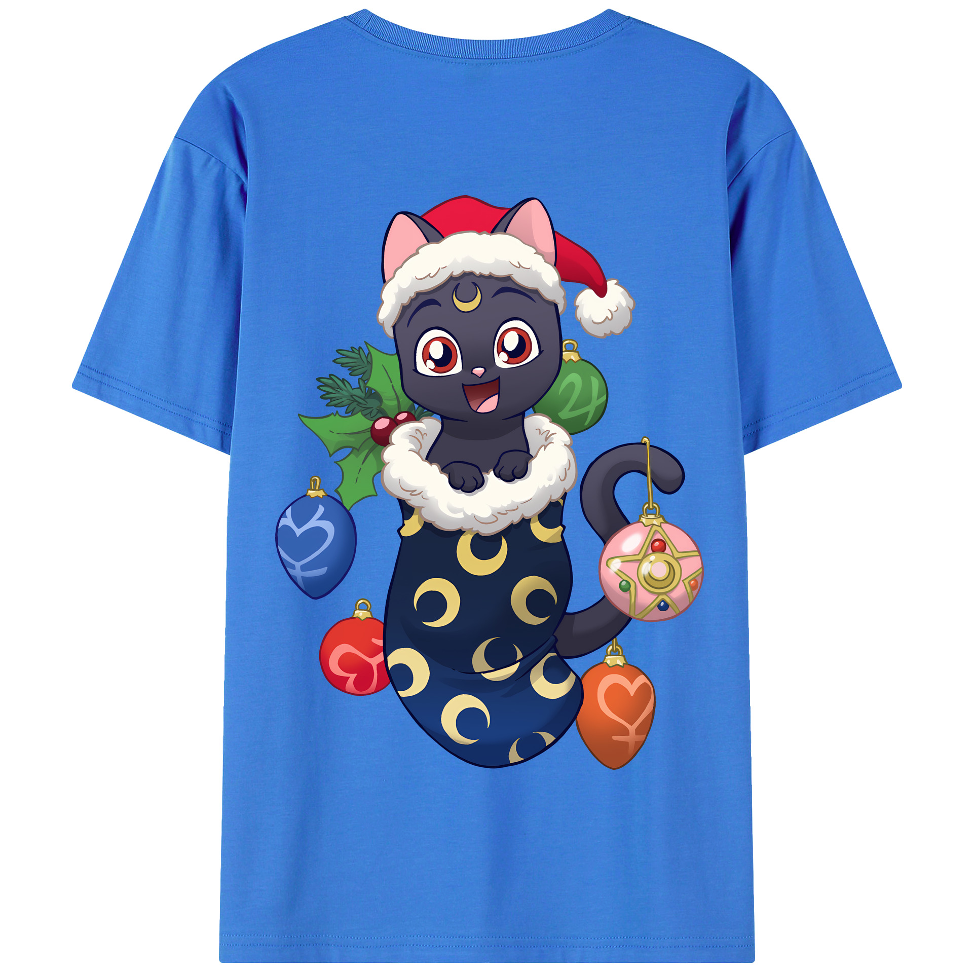 （画像用） 美少女戦士セーラームーン Sailor Moon 綿100％半袖Tシャツ（背面プリント）