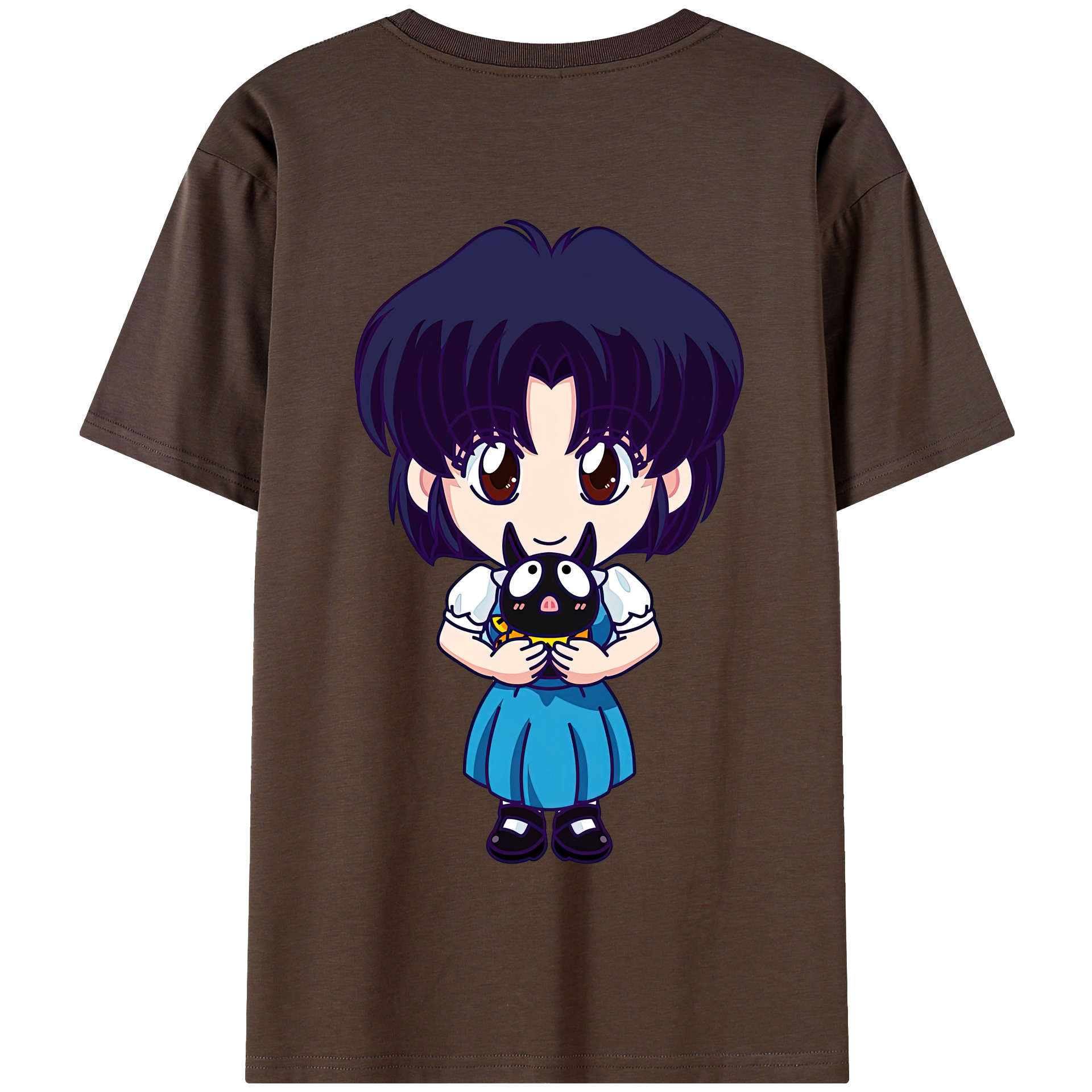 （画像用） 美少女戦士セーラームーン 水野 亜美 みずの あみ Sailor Moon Mizuno Ami 綿100％半袖Tシャツ（背面プリント）