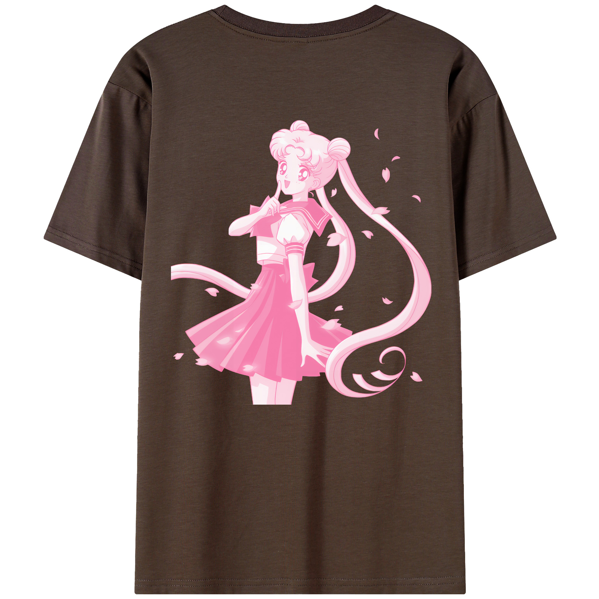 （画像用） 美少女戦士セーラームーン 愛野 美奈子 あいの みなこ Sailor Moon Aino Minako 綿100％半袖Tシャツ（背面プリント）