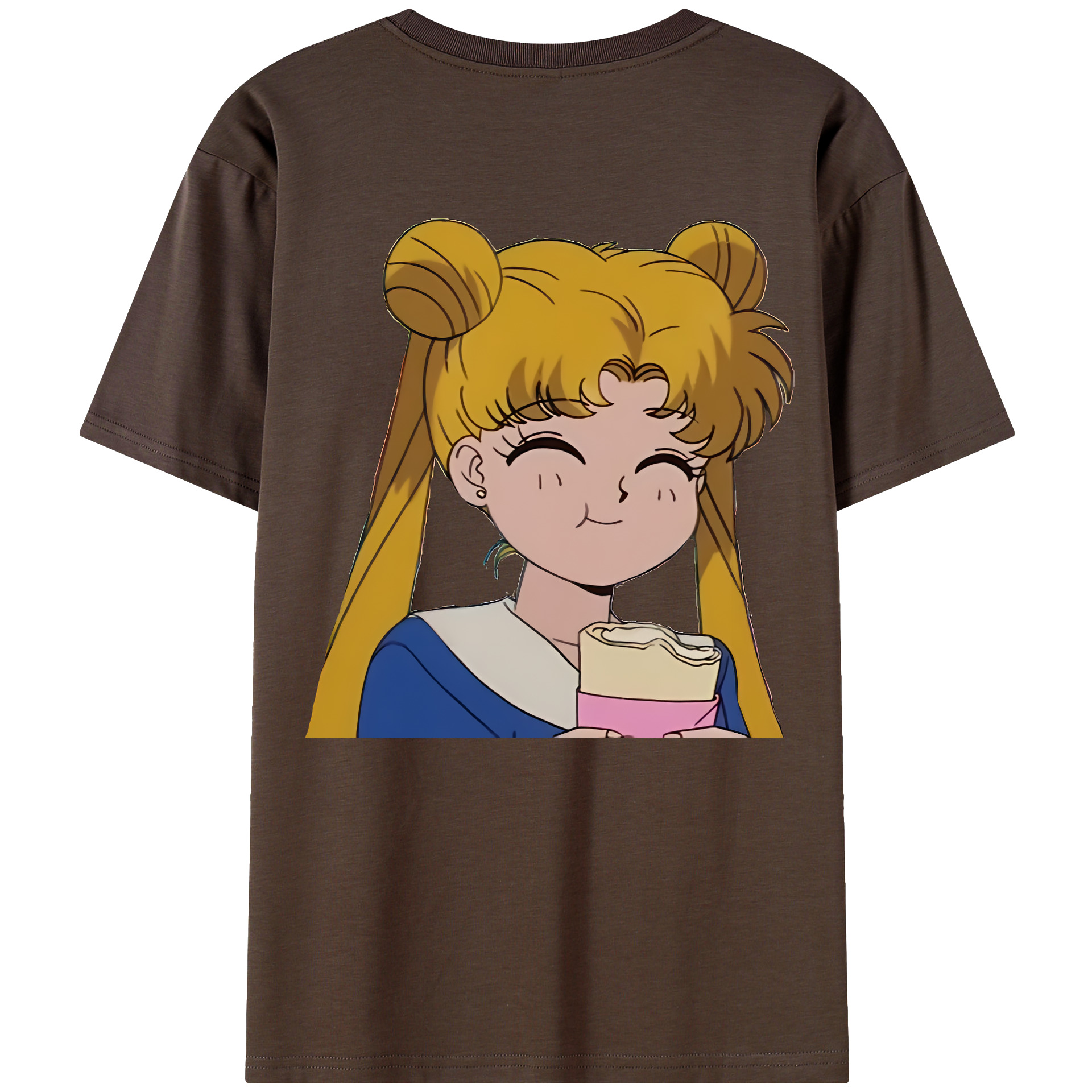 （画像用） 美少女戦士セーラームーン 愛野 美奈子 あいの みなこ Sailor Moon Aino Minako 綿100％半袖Tシャツ（背面プリント）