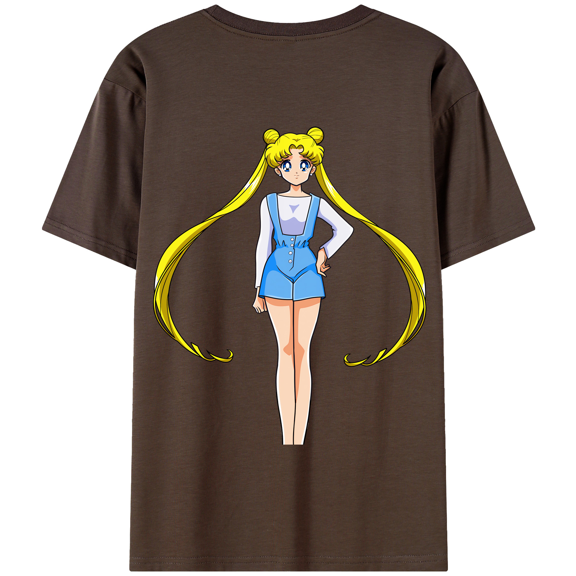 （画像用） 美少女戦士セーラームーン 愛野 美奈子 あいの みなこ Sailor Moon Aino Minako 綿100％半袖Tシャツ（背面プリント）