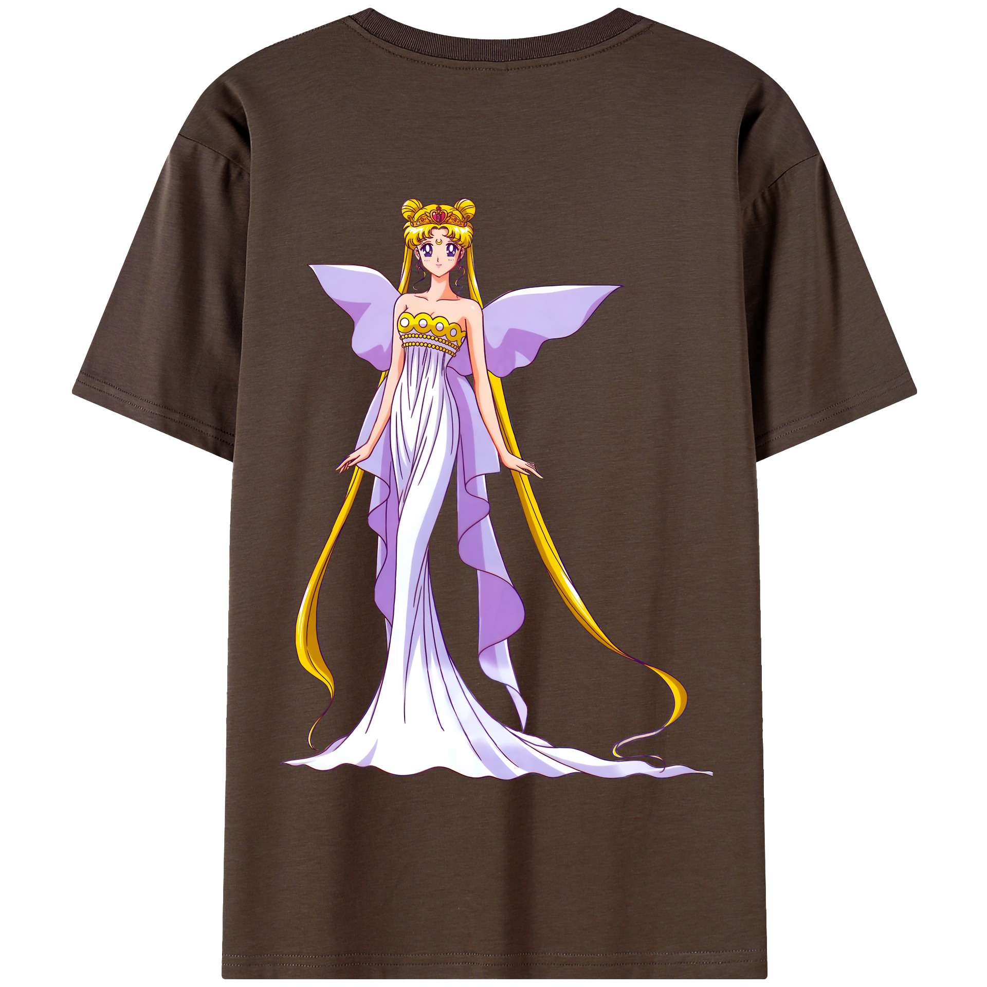 （画像用） 美少女戦士セーラームーン 愛野 美奈子 あいの みなこ Sailor Moon Aino Minako 綿100％半袖Tシャツ（背面プリント）