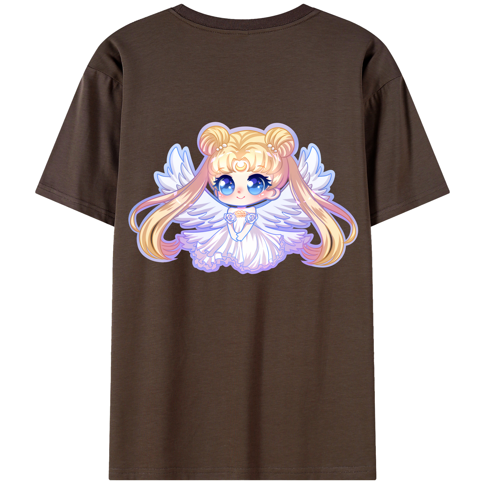 （画像用） 美少女戦士セーラームーン 愛野 美奈子 あいの みなこ Sailor Moon Aino Minako 綿100％半袖Tシャツ（背面プリント）