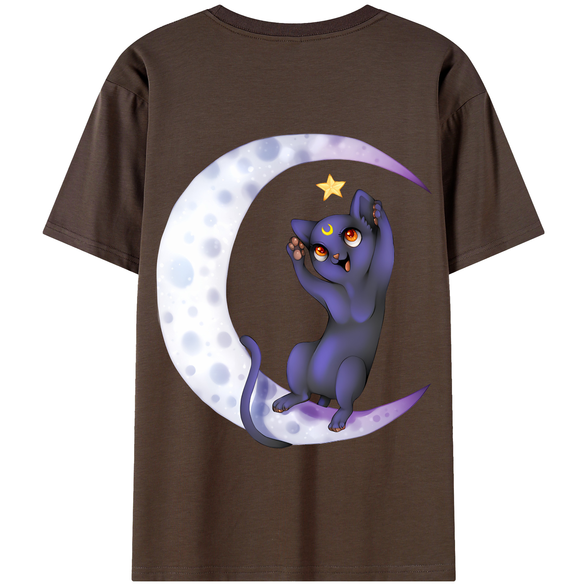 （画像用） 美少女戦士セーラームーン Sailor Moon 綿100％半袖Tシャツ（背面プリント）
