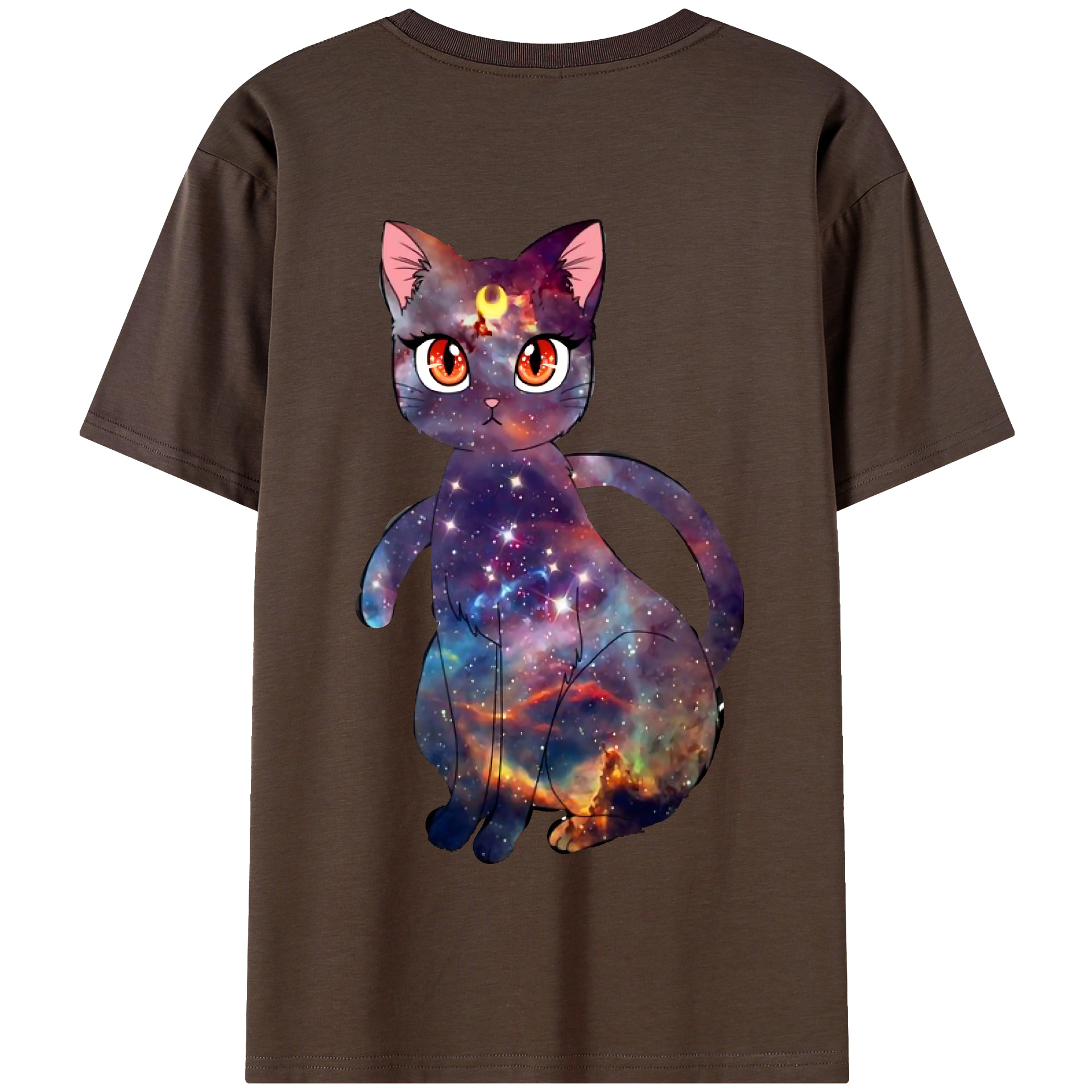 （画像用） 美少女戦士セーラームーン Sailor Moon 綿100％半袖Tシャツ（背面プリント）