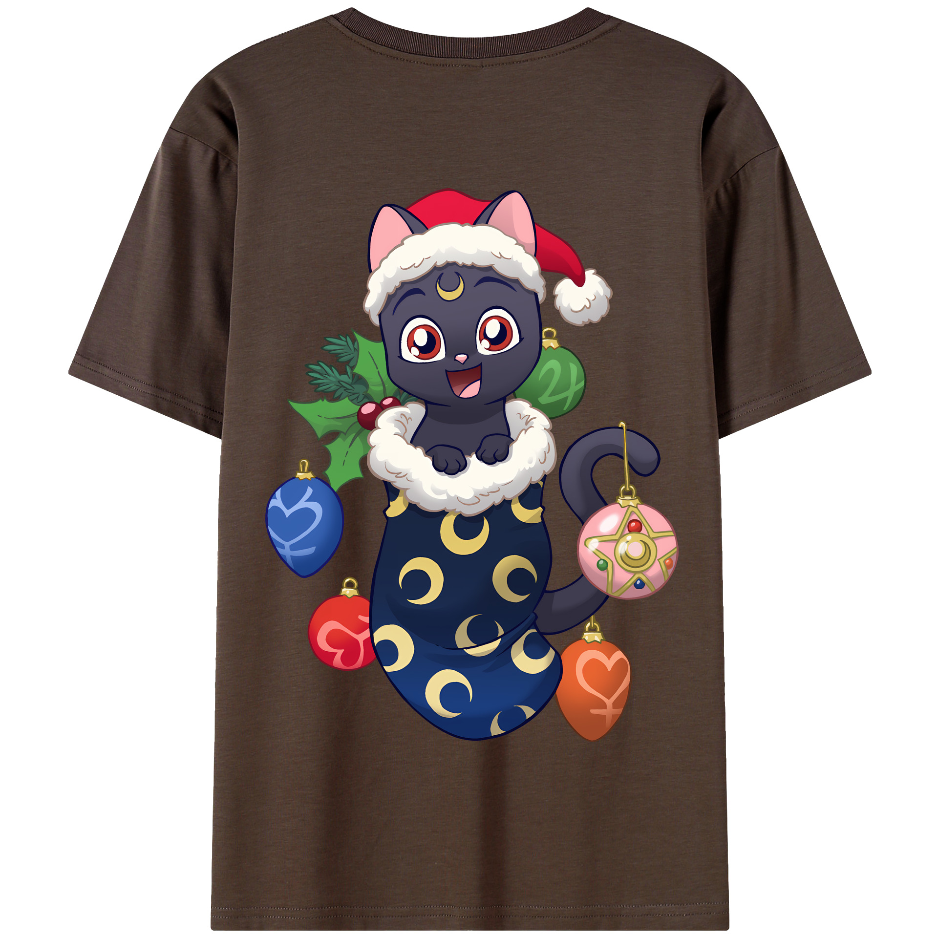 （画像用） 美少女戦士セーラームーン Sailor Moon 綿100％半袖Tシャツ（背面プリント）