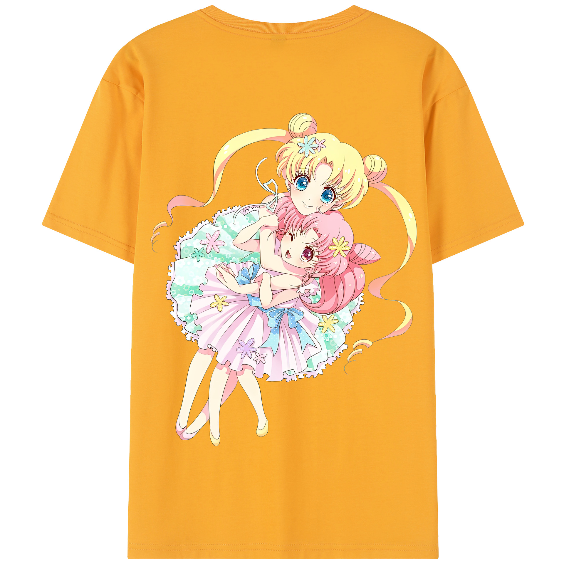 （画像用） 美少女戦士セーラームーン 愛野 美奈子 あいの みなこ Sailor Moon Aino Minako 綿100％半袖Tシャツ（背面プリント）