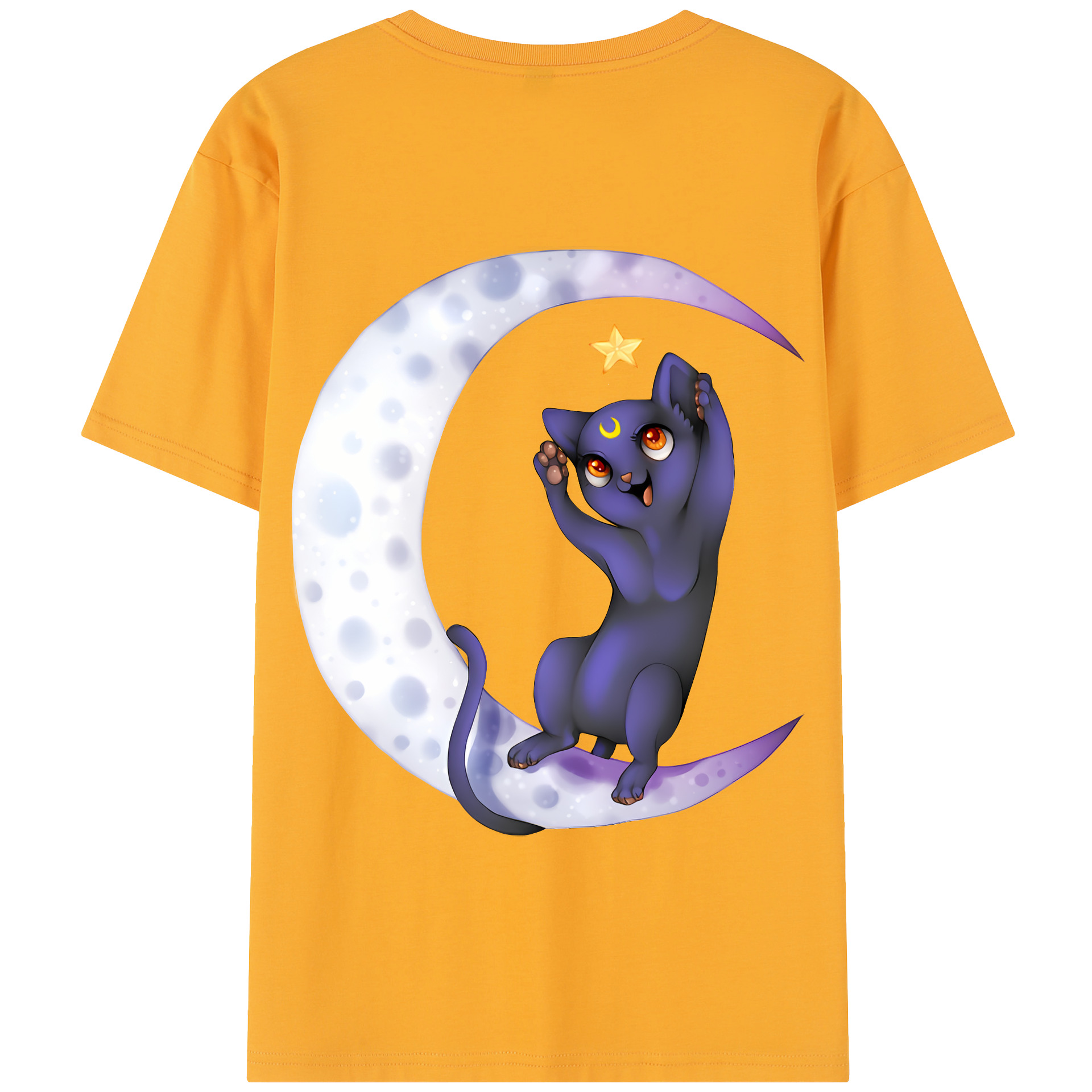 （画像用） 美少女戦士セーラームーン Sailor Moon 綿100％半袖Tシャツ（背面プリント）