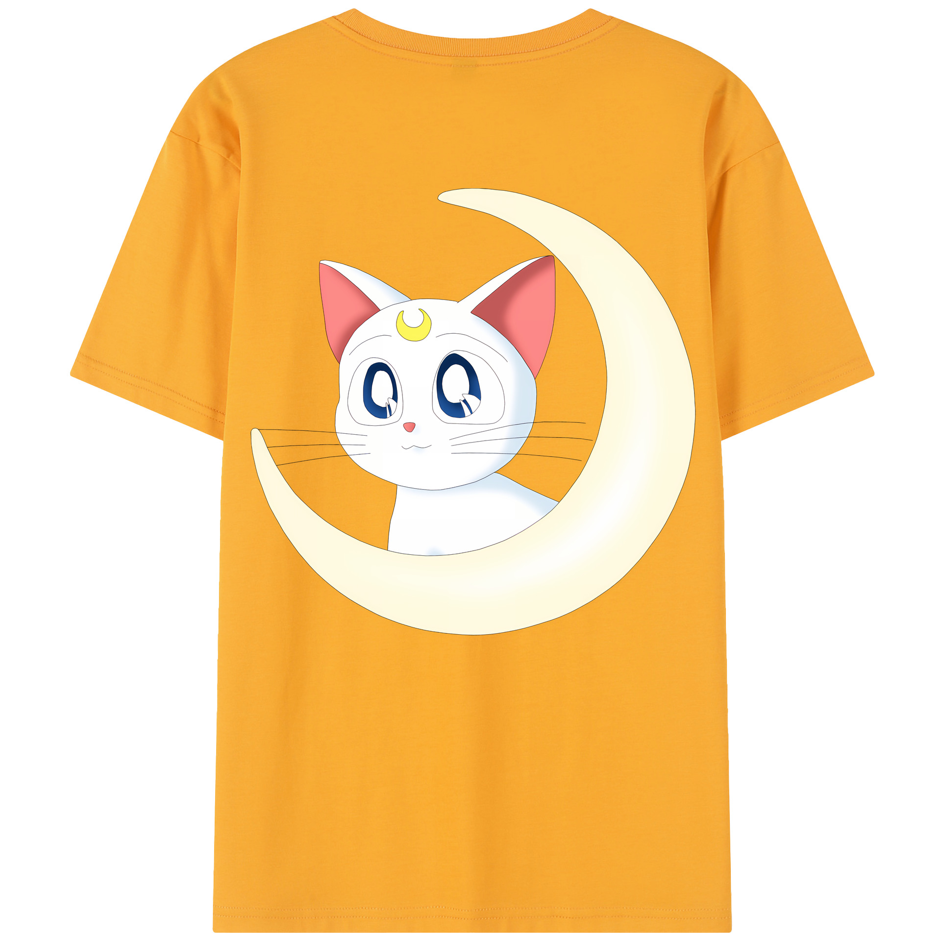 （画像用） 美少女戦士セーラームーン Sailor Moon 綿100％半袖Tシャツ（背面プリント）